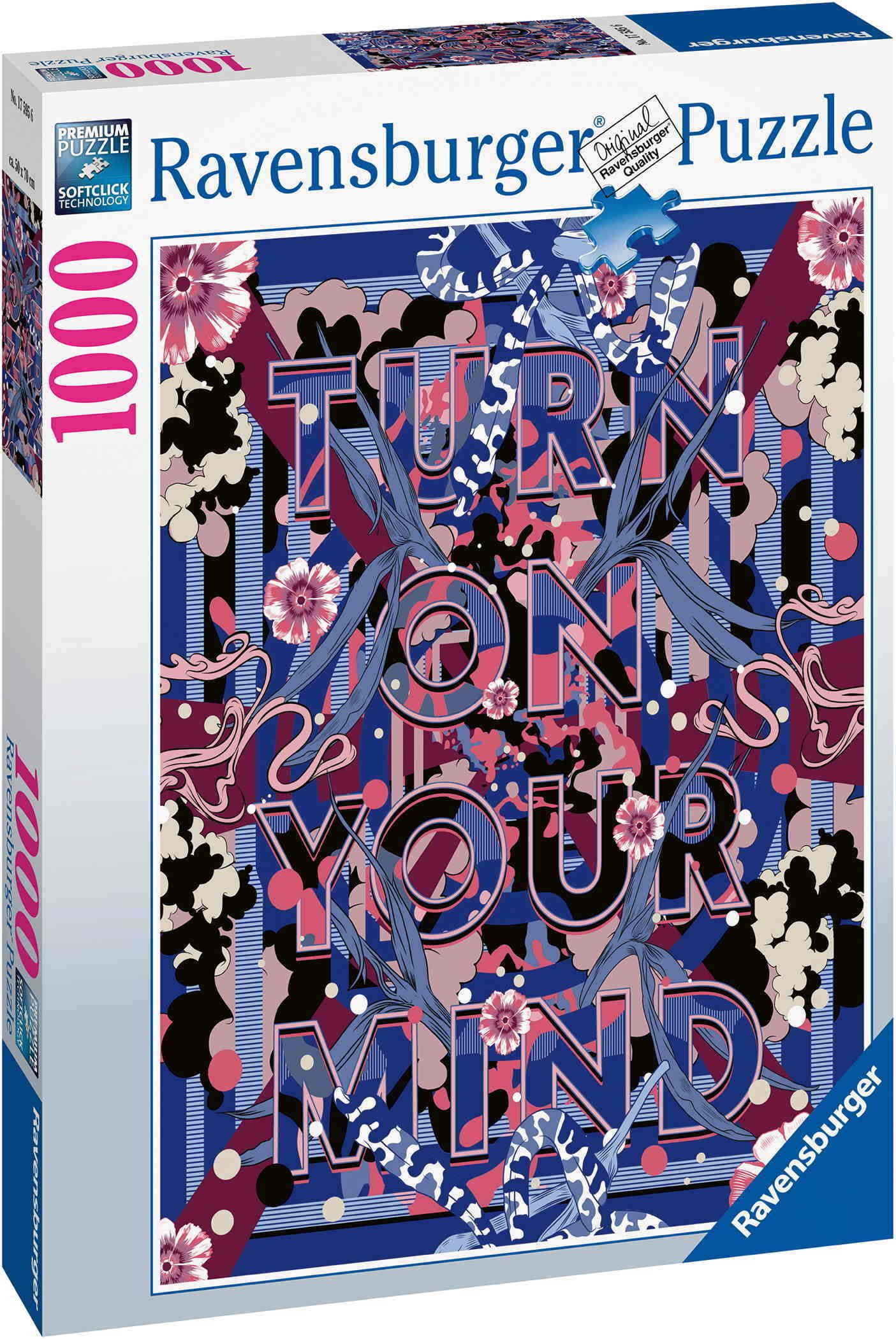 Ravensburger Puzzle 1000 Teile Puzzle Turn on your mind 17595, 1000 Puzzleteile