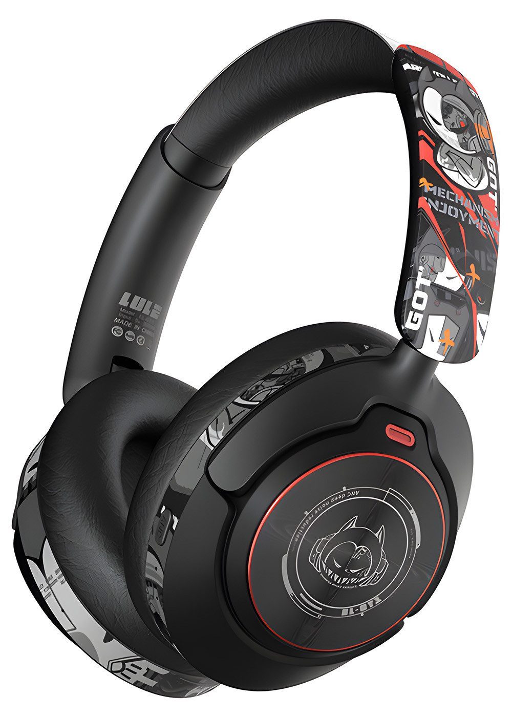 Forrlite Gaming Headset, Bluetooth Kopfhörer, Wireless Gaming-Headset Over-Ear-Kopfhörer (Bluetooth 5.4, 125 Stunden ultralange Akkulaufzeit, -42 dB doppelte Geräuschreduzierung, mit abnehmbarem Mikrofon mit Geräuschunterdrückung, Doppelgeräte-Verbindung,HiFi-Stereo-Klangqualität, für Übung, Büro und Langzeitgebrauc)