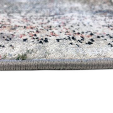 Teppich Orientalischer Seidenoptik Teppich, glänzend & weich, rot beige, Teppich-Traum, rechteckig, Höhe: 7 mm