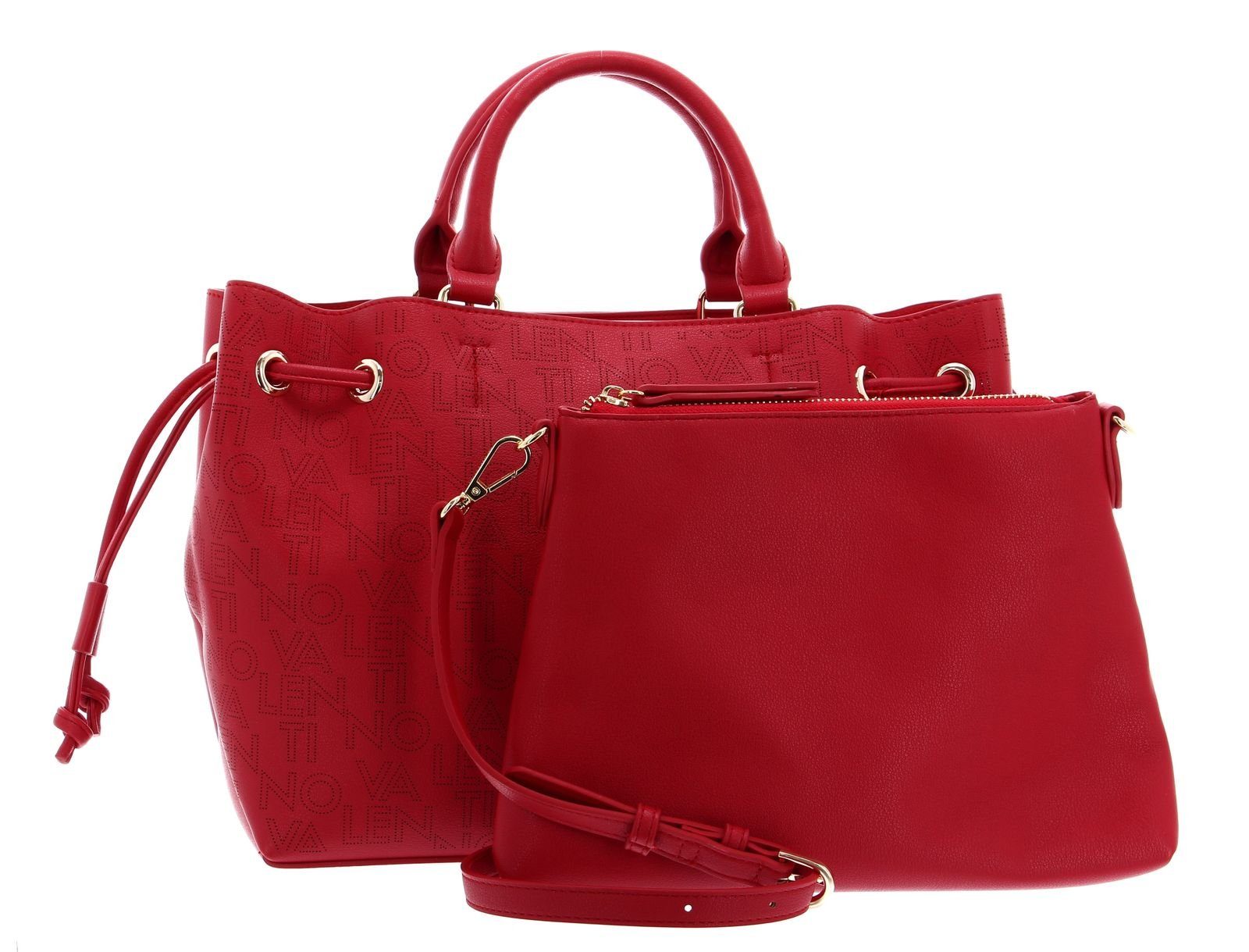 Rosso VALENTINO 2-tlg) Handtasche BAGS Wave (Set,