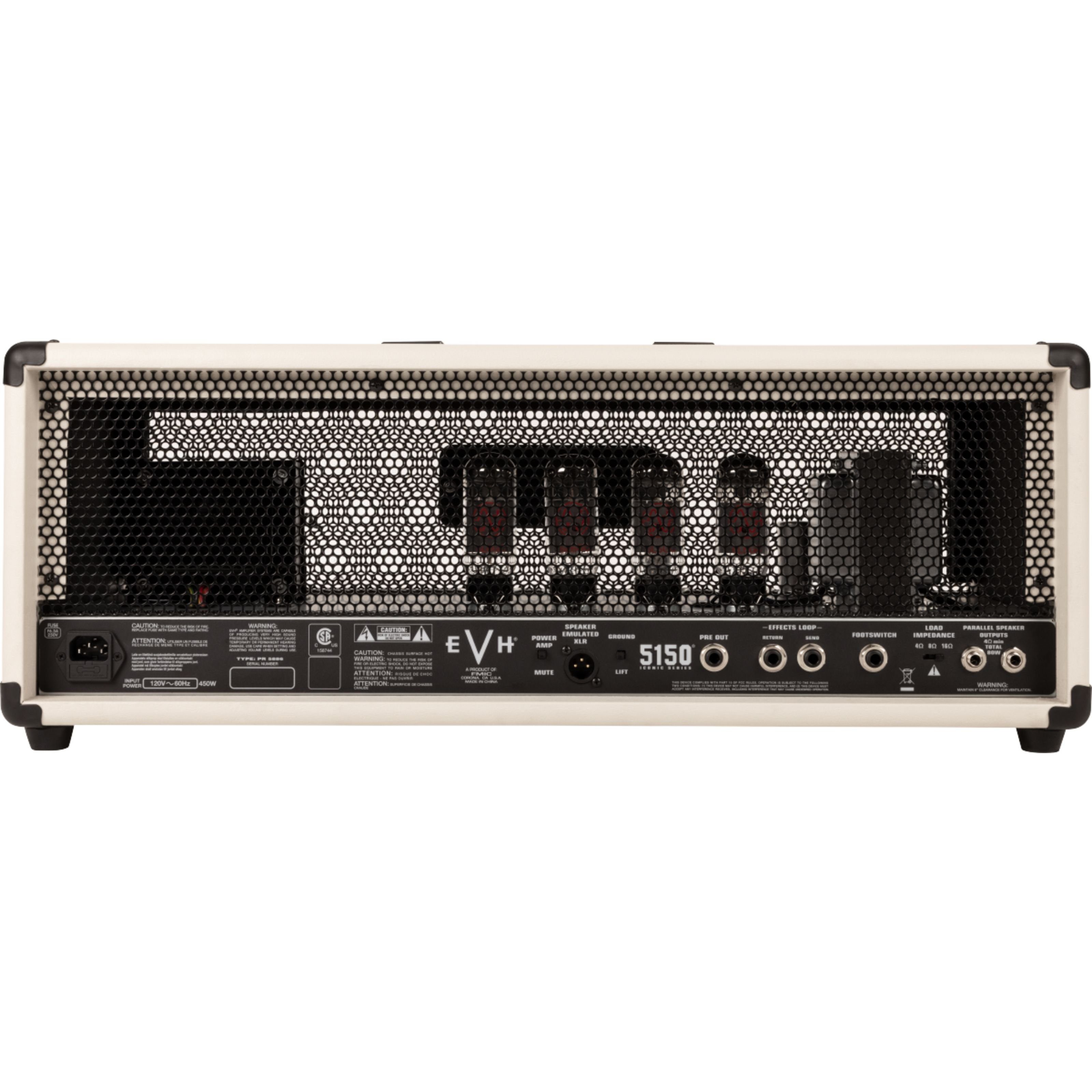 EVH Verstärker (5150 Iconic Series 80W Head Ivory - Röhren Topteil für E-Gitarre)