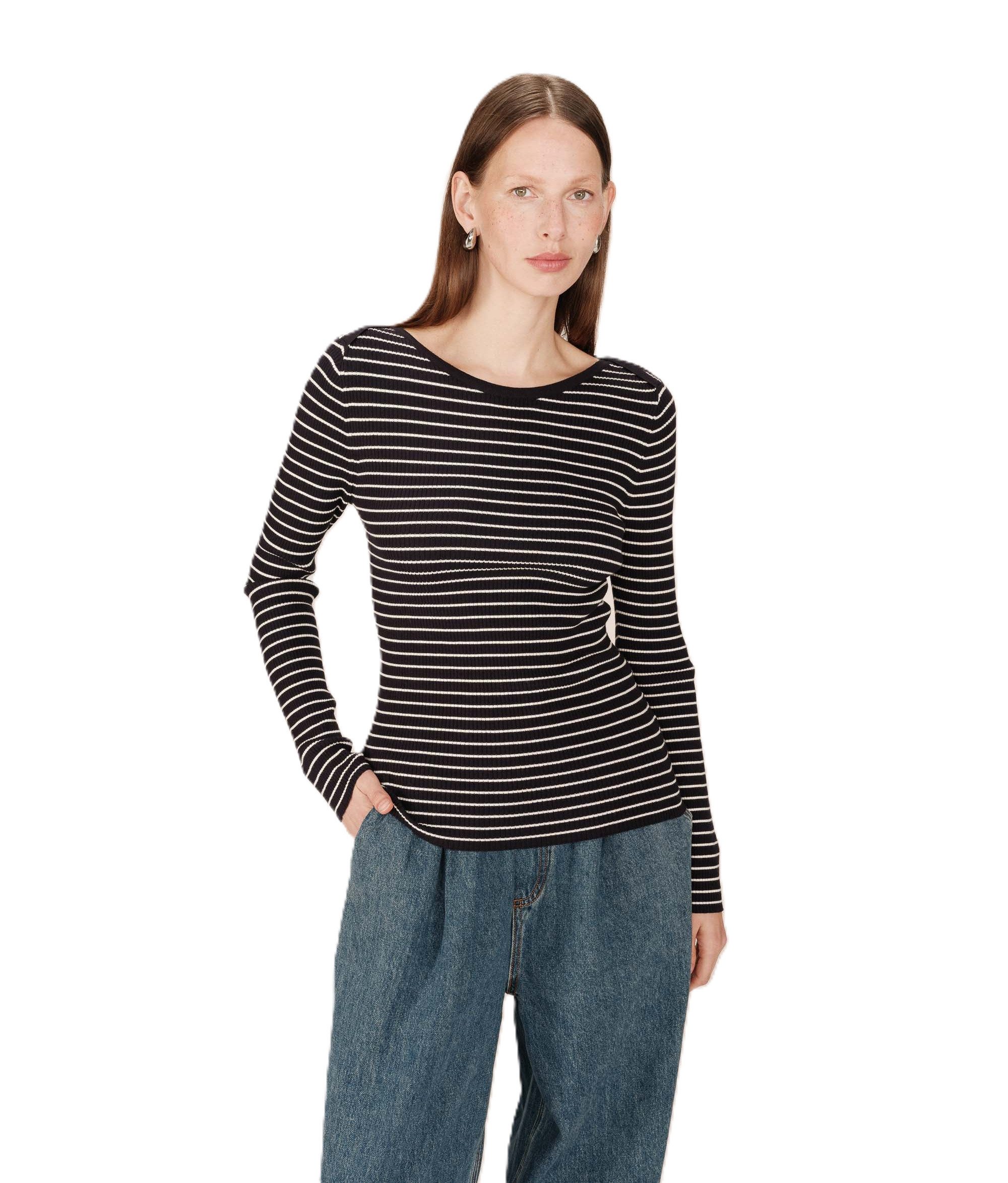 Grace & Mila Strickpullover Sailor striped Sweater SAMEDI ? gestreifter Pullover ? Langarmshirt ?