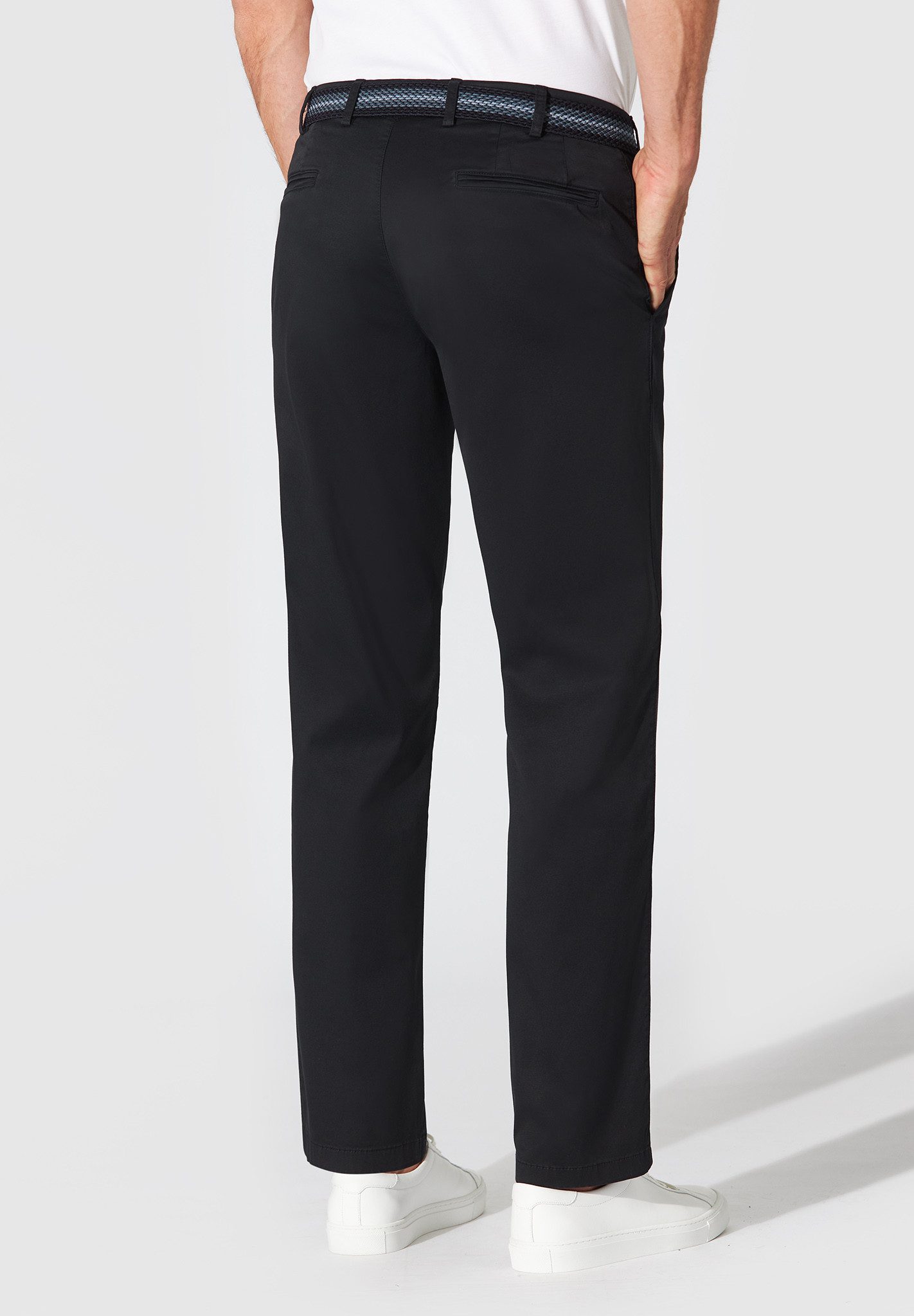 Hiltl Chinos Pamo - Excellent Cotton, Regular-Fit, Baumwolle-marine-48 günstig online kaufen