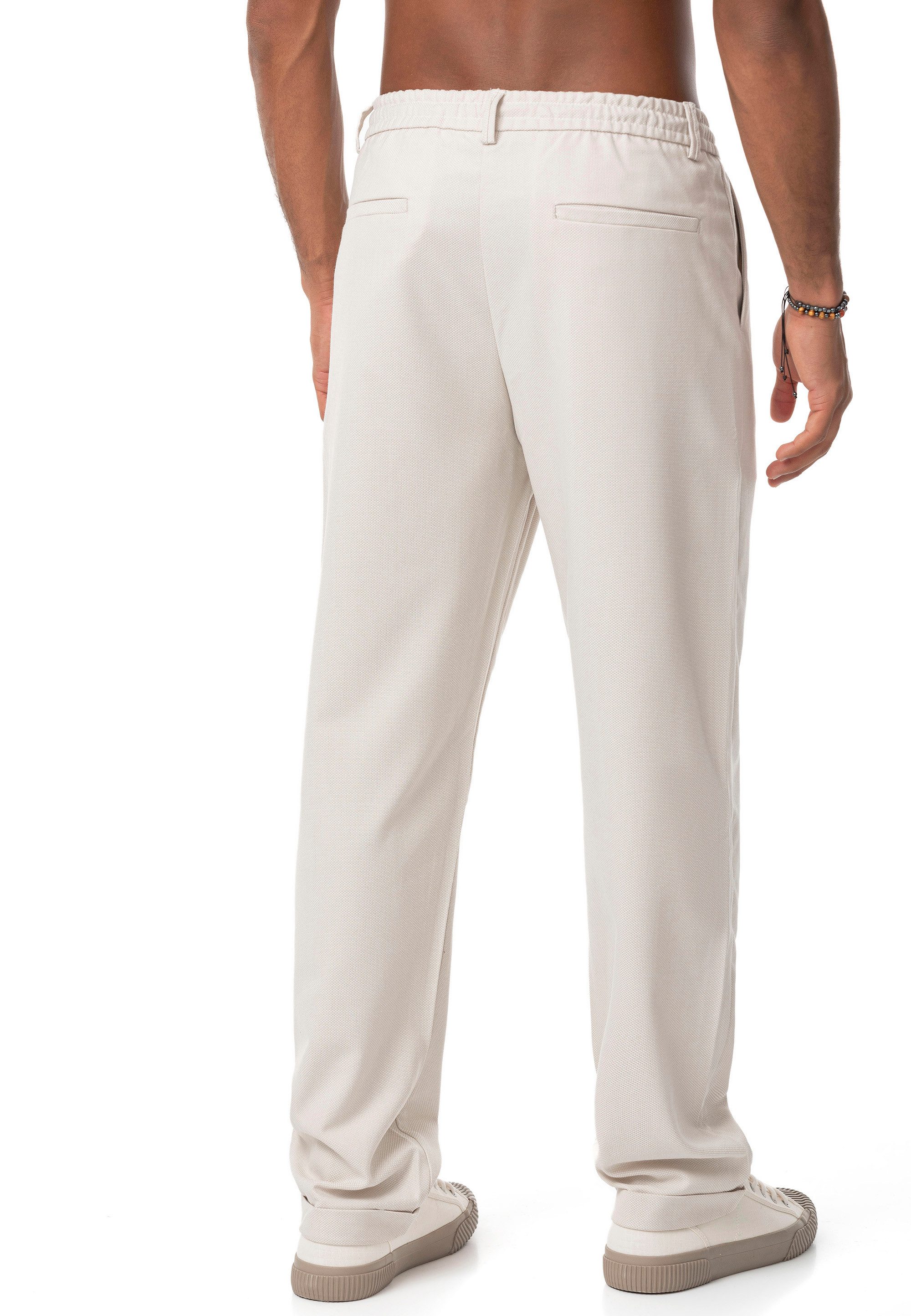 RedBridge Stoffhose mit Struktur und Tunnelzugbund Klassisch Modern Elegant Casual – Bild 5 von 5