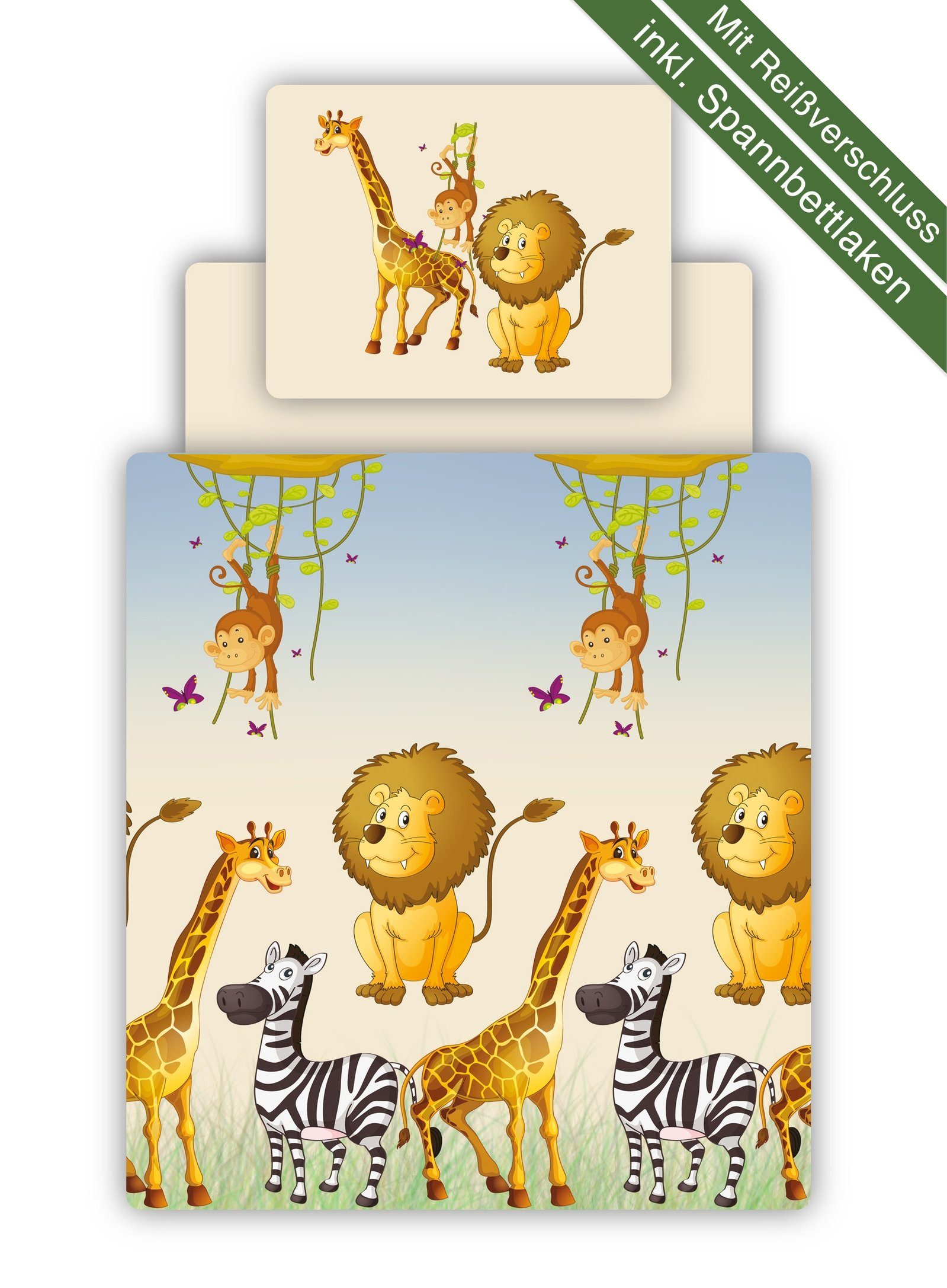 Ticaa Kinderbettwäsche Kinder Bettwäsche Set inkl. günstig online kaufen