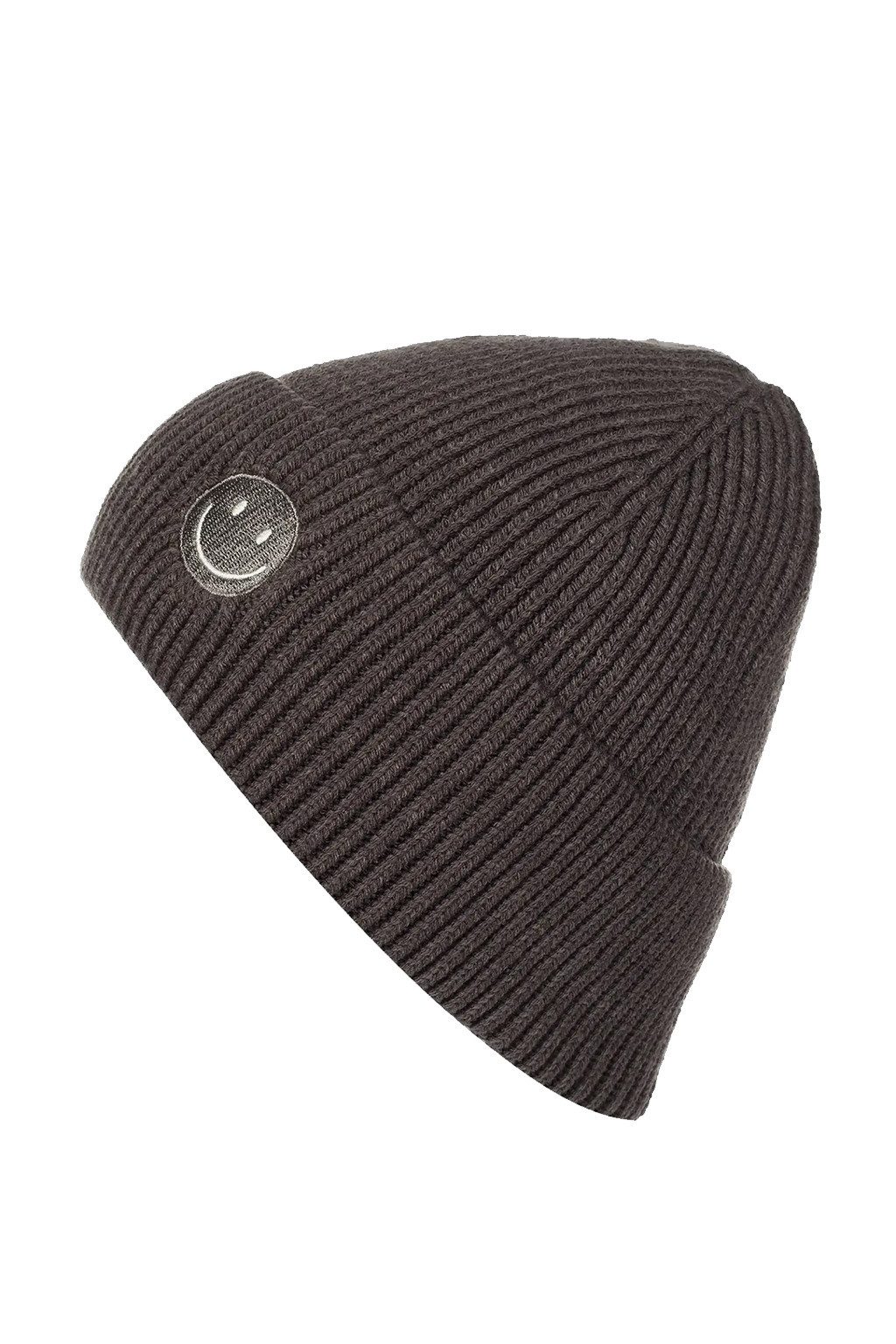 Faera Strickmütze Mit Smiley, Rippenstrick, weiches günstig online kaufen