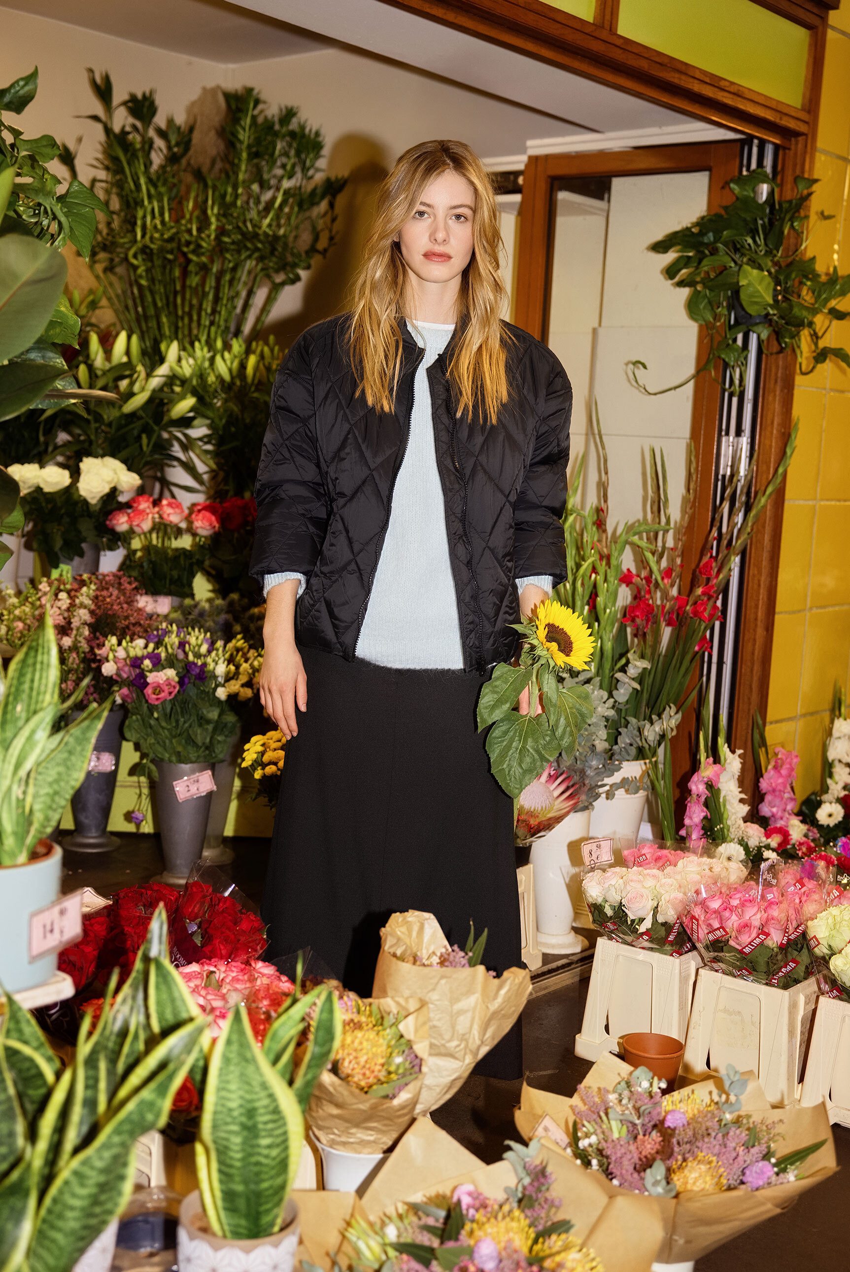 SENSES.THE LABEL Outdoorjacke mit Elastikbündchen