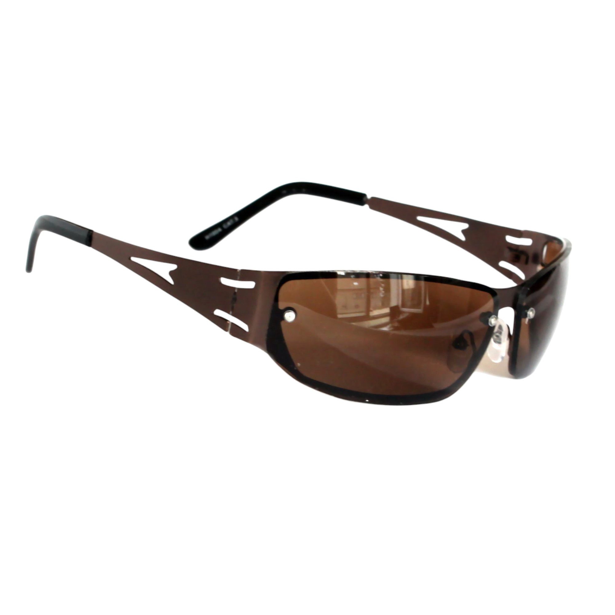 Rennec Sonnenbrille (Raver Biker Techno Brille mit Brillenbeutel) Sportlich günstig online kaufen