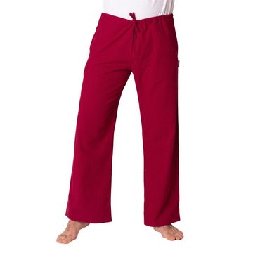 PANASIAM Wellnesshose Bequeme Unisex Stoffhose aus feiner Baumwolle für Damen und Herren Freizeithose mit Taschen Relaxhose in großer Farbauswahl