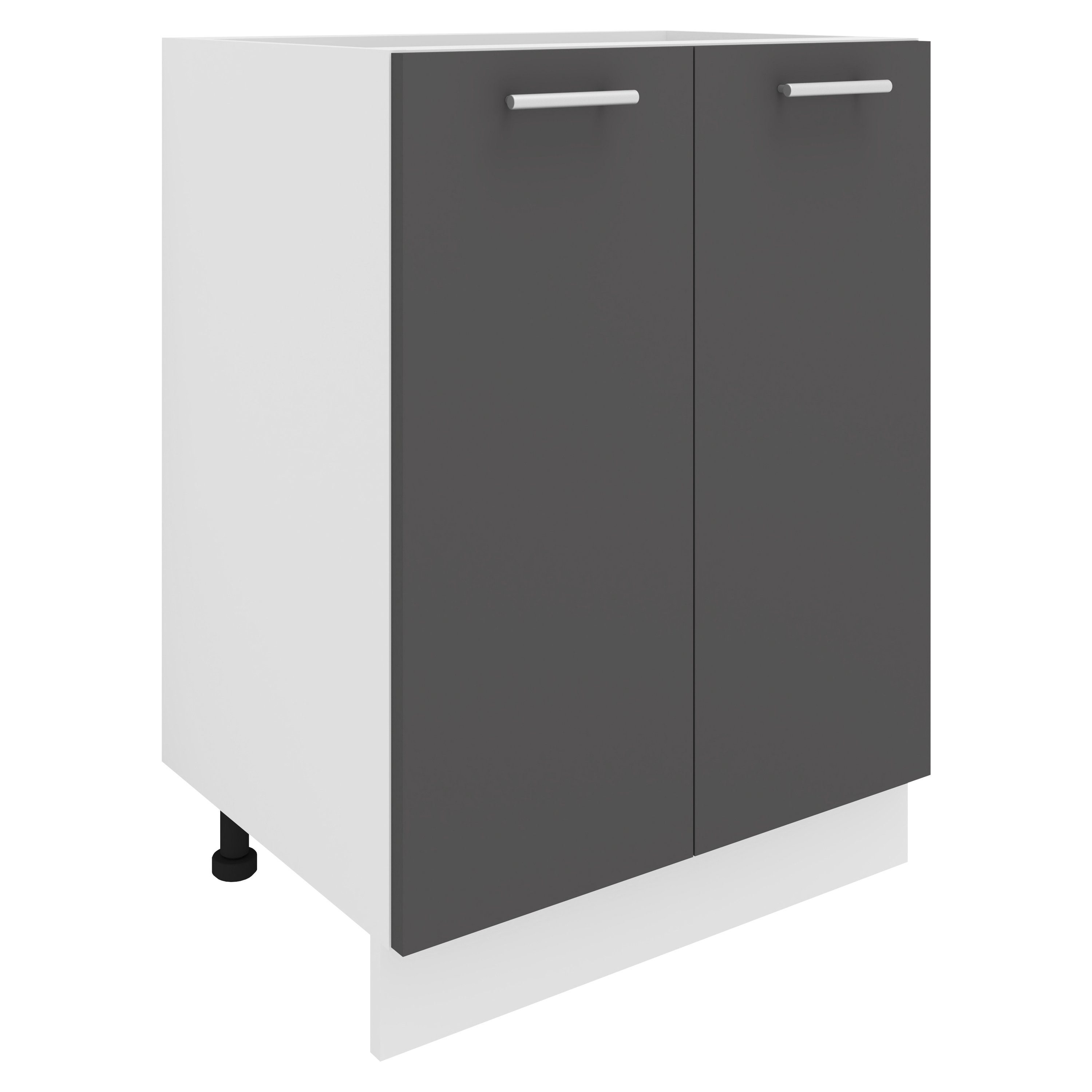 VCM Unterschrank Küchenschrank B 60 cm Unterschrank Drehtüren Esilo (1-St) VCM Küchenunterschrank Esilo 82x60x46 cm Holzwerkstoff