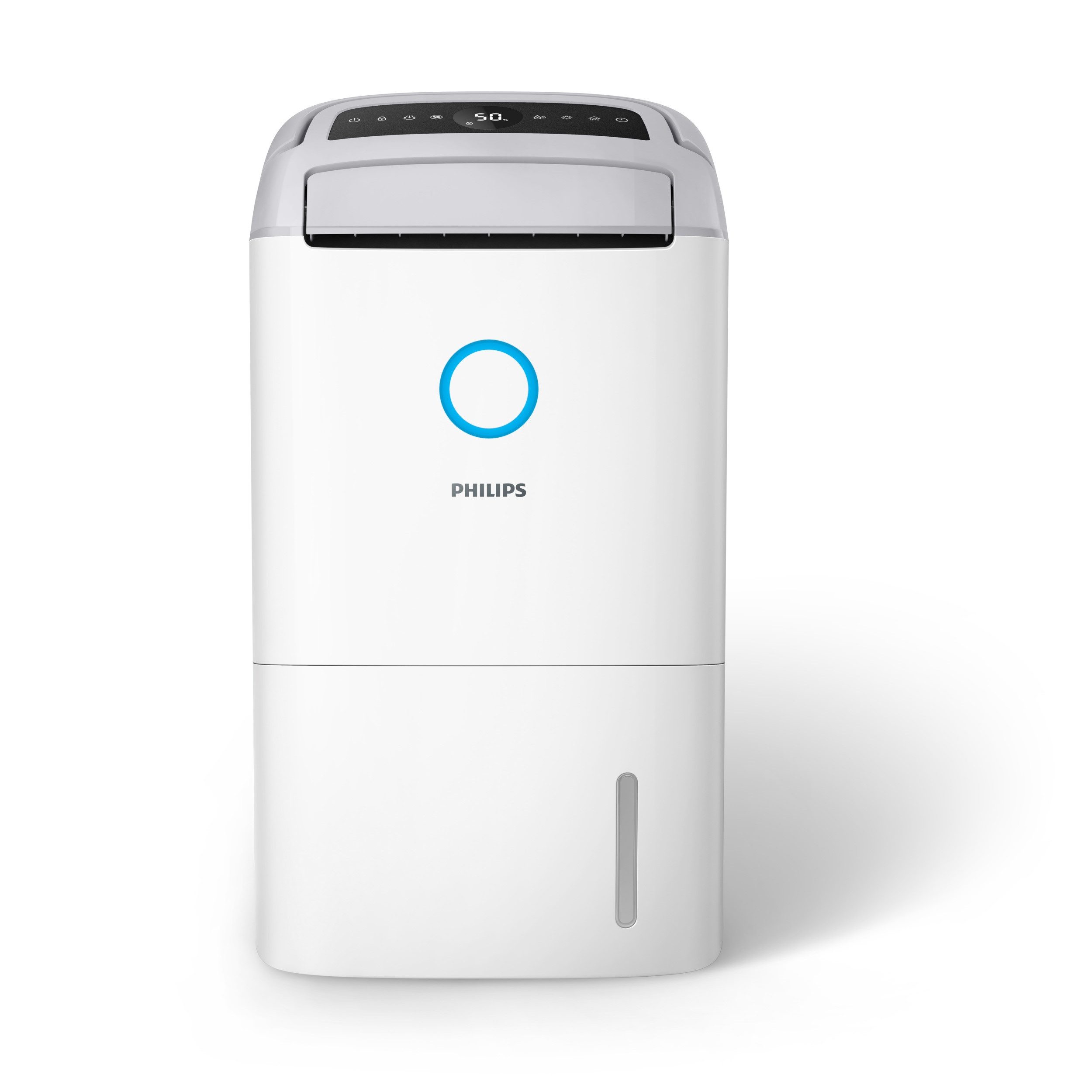 Philips Luftentfeuchter u. Luftreiniger DE5305/11 5000 Series, mit Wäschetrockner-Modus, für 137 m³ Räume, Entfeuchtung 26,5 l/Tag, Tank 4 l, 2-Schichten-HEPA-Filtersystem, Luftreinigungsrate 270 m³/h
