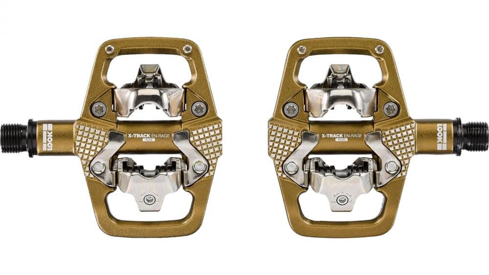 Look Klickpedale LOOK X-Track EN-Rage Plus Klickpedale bronze, 664 mm² Plattform - Trai