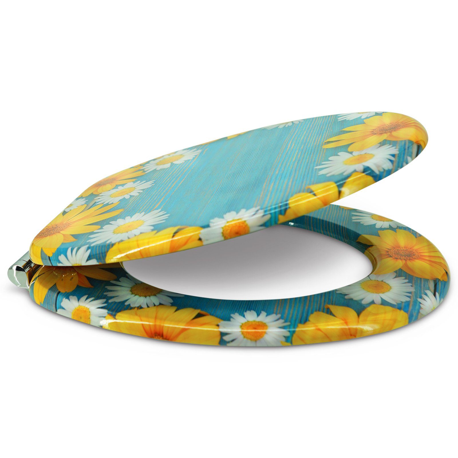 Sanfino WC-Sitz "Daisies" Premium Toilettendeckel mit günstig online kaufen