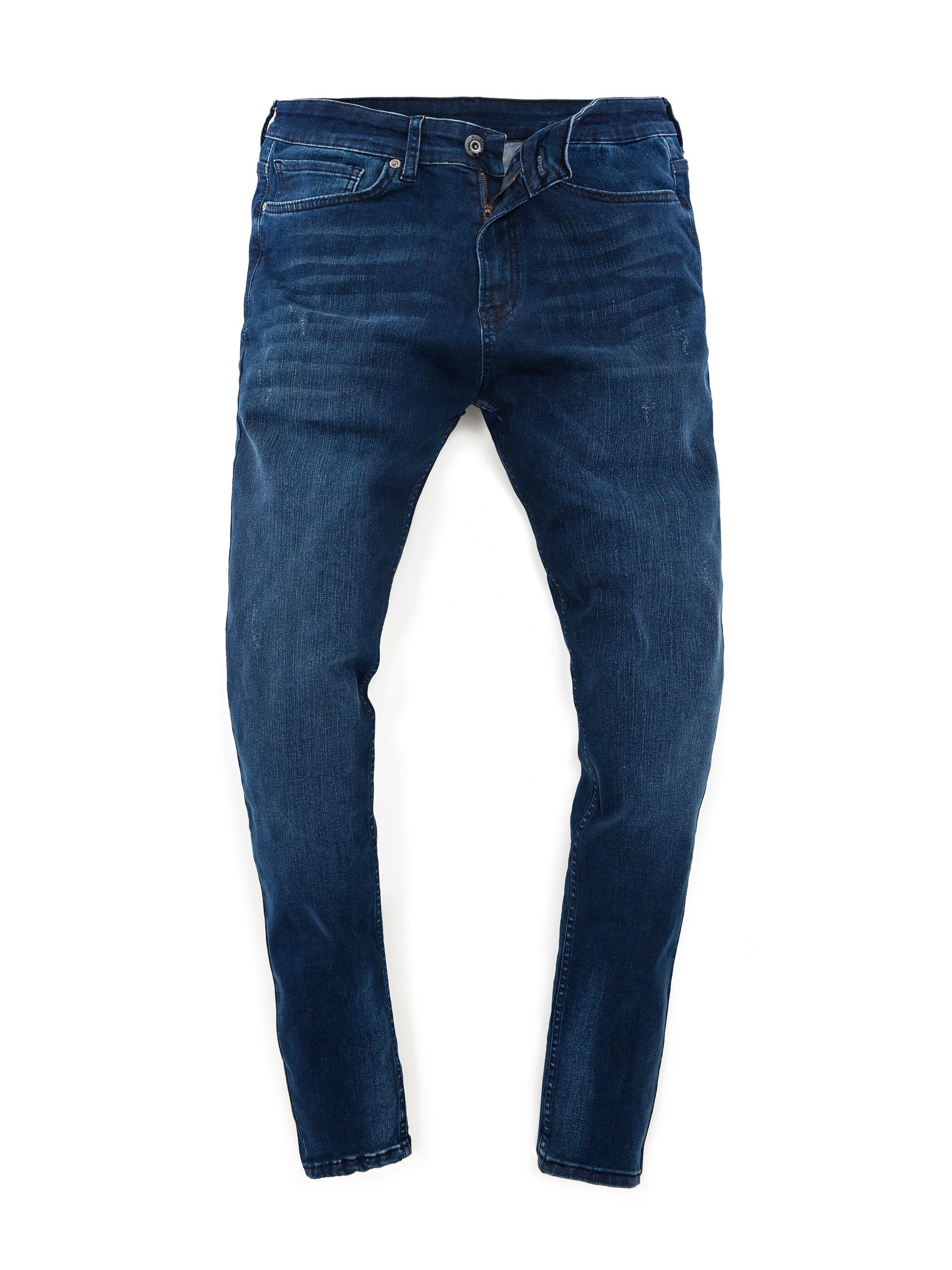 Pittman Slim-fit-Jeans Stretch-Anteil - 194024) Blau (dress mit Jeans PITTMAN blues Sexey