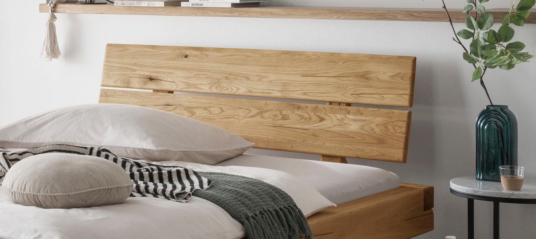 Home affaire Massivholzbett Ultima Balkenbett Doppelbett, günstig online kaufen