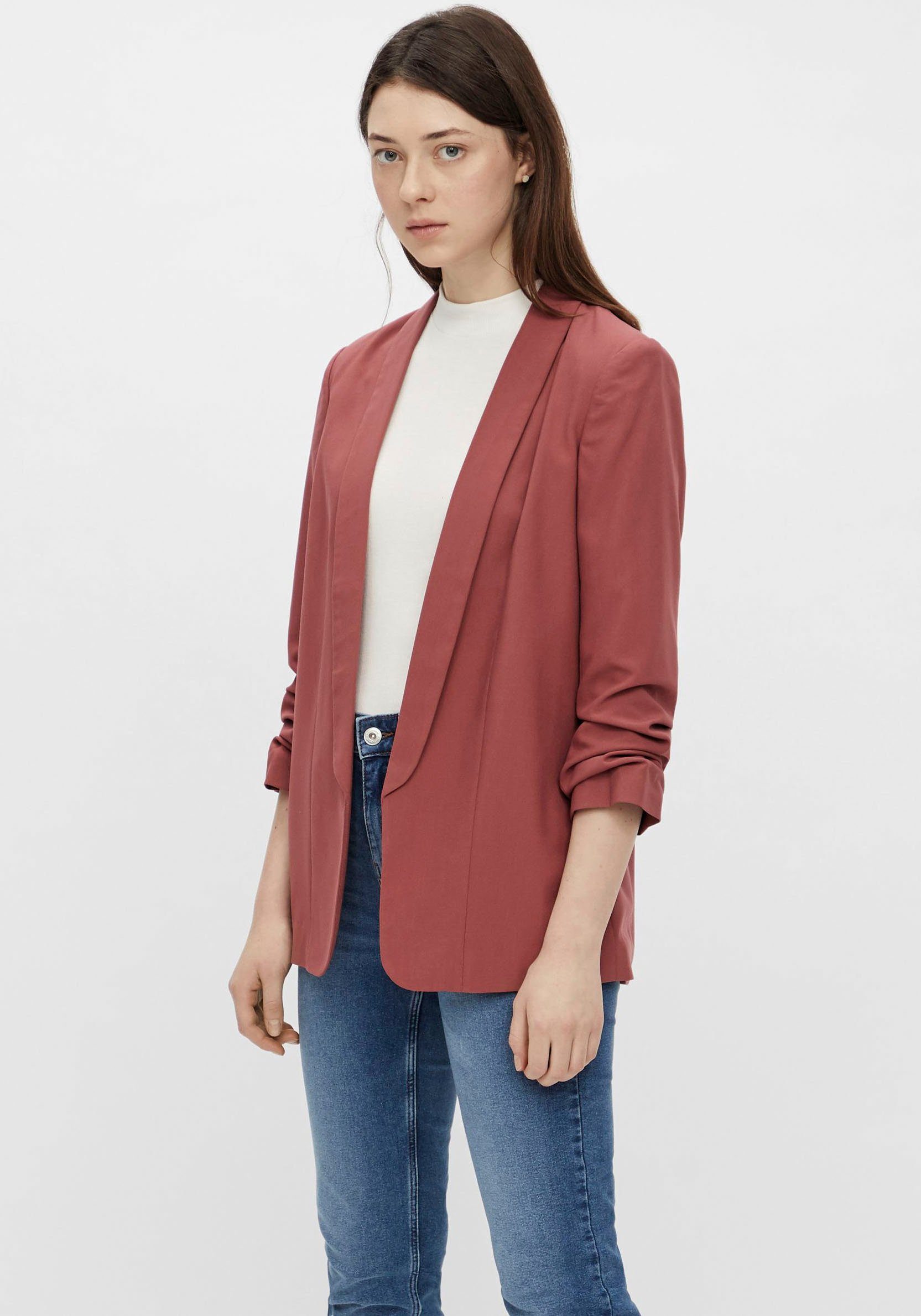 pieces Піджаки-Блузки PCBOSELLA 3/4 BLAZER NOOS mit Faltendetail am Ärmel