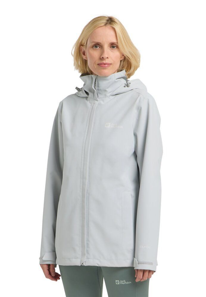 Jack Wolfskin Outdoorjacke Regenjacke Damen TRAILTIME günstig online kaufen