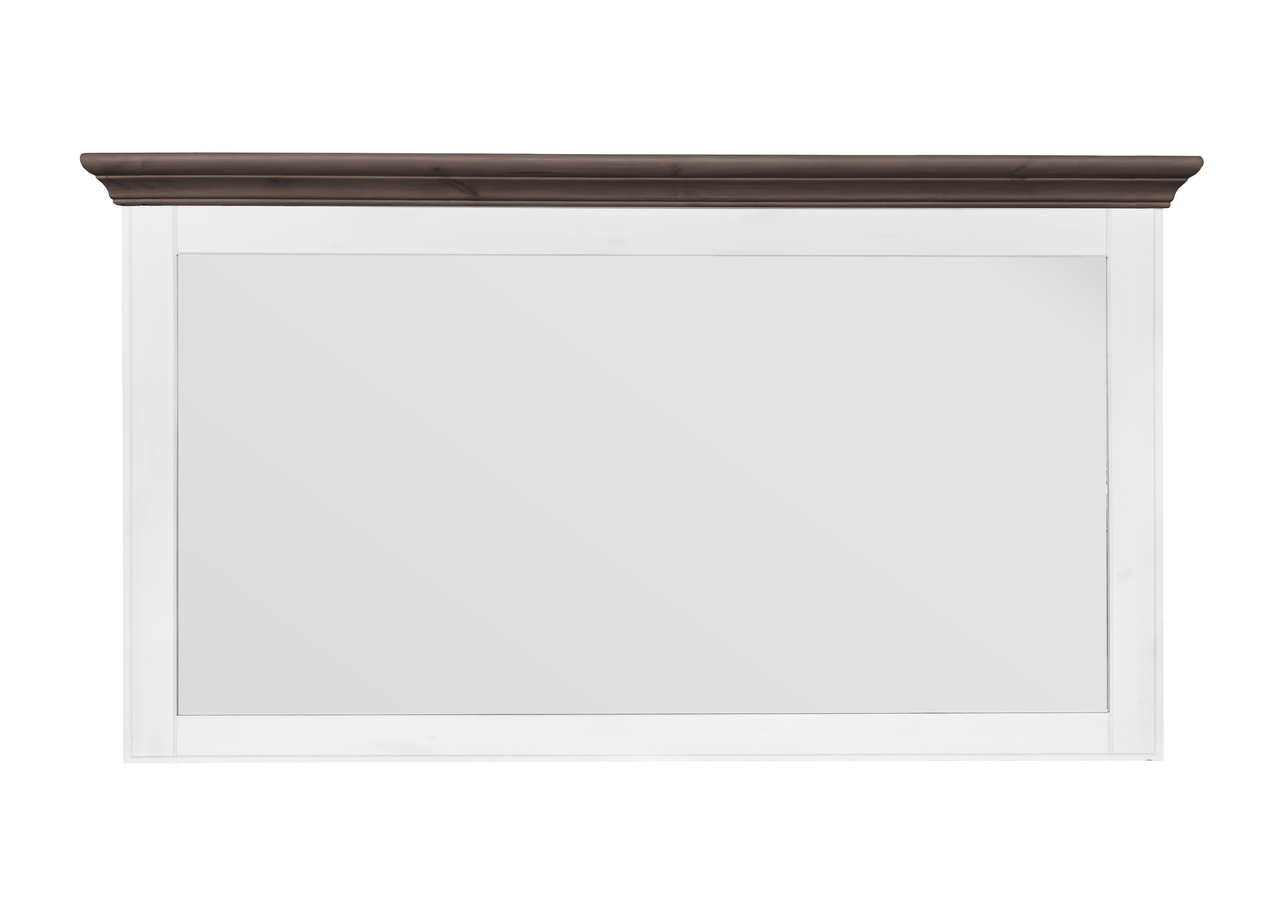 Woodroom Wandspiegel Pila (180 × 90 cm, Kiefer massiv weiß gewachst), Spiegel, Flurspiegel