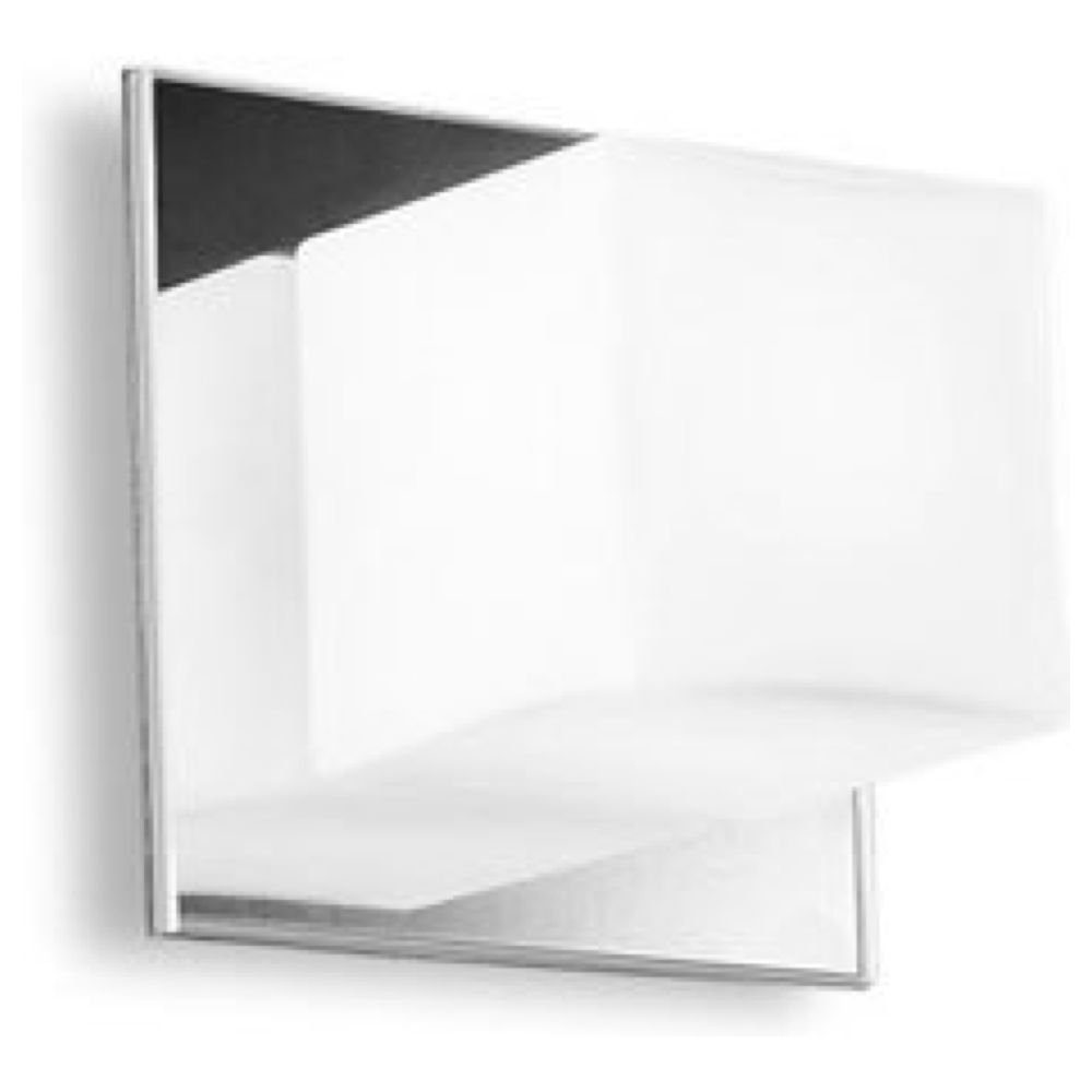 click-licht Deckenleuchte Wandleuchte Cubic, 130 x 130 mm, IP44, G9, chrom, keine Angabe, Leuchtmittel enthalten: Nein, warmweiss, Aussenlampe, Aussenwandleuchte, Outdoor-Leuchte