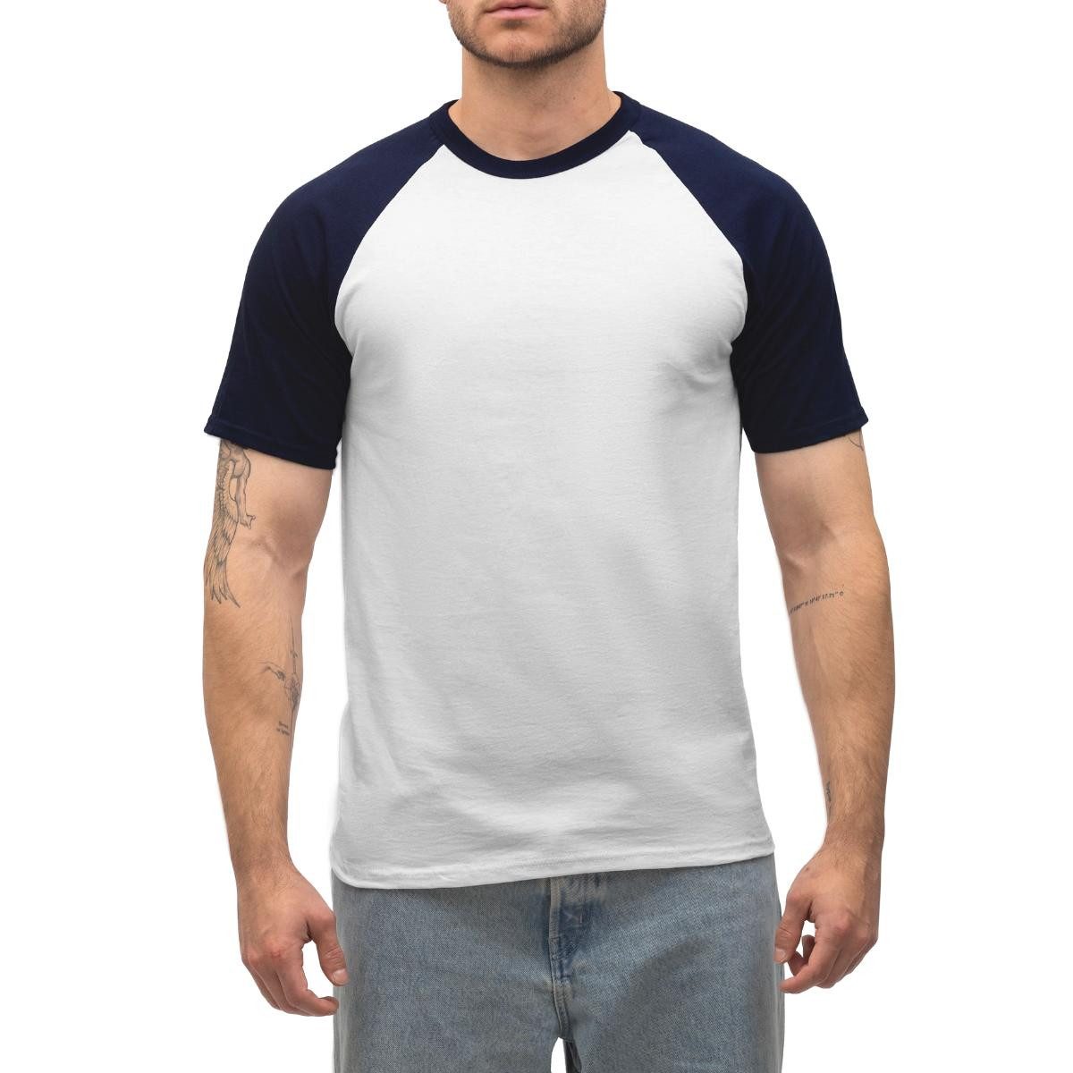 Spreadshirt T-Shirt Spieler Nr 001 Squid Game Kostüm Frontmann Herren Baseball Shirt (1-tlg)