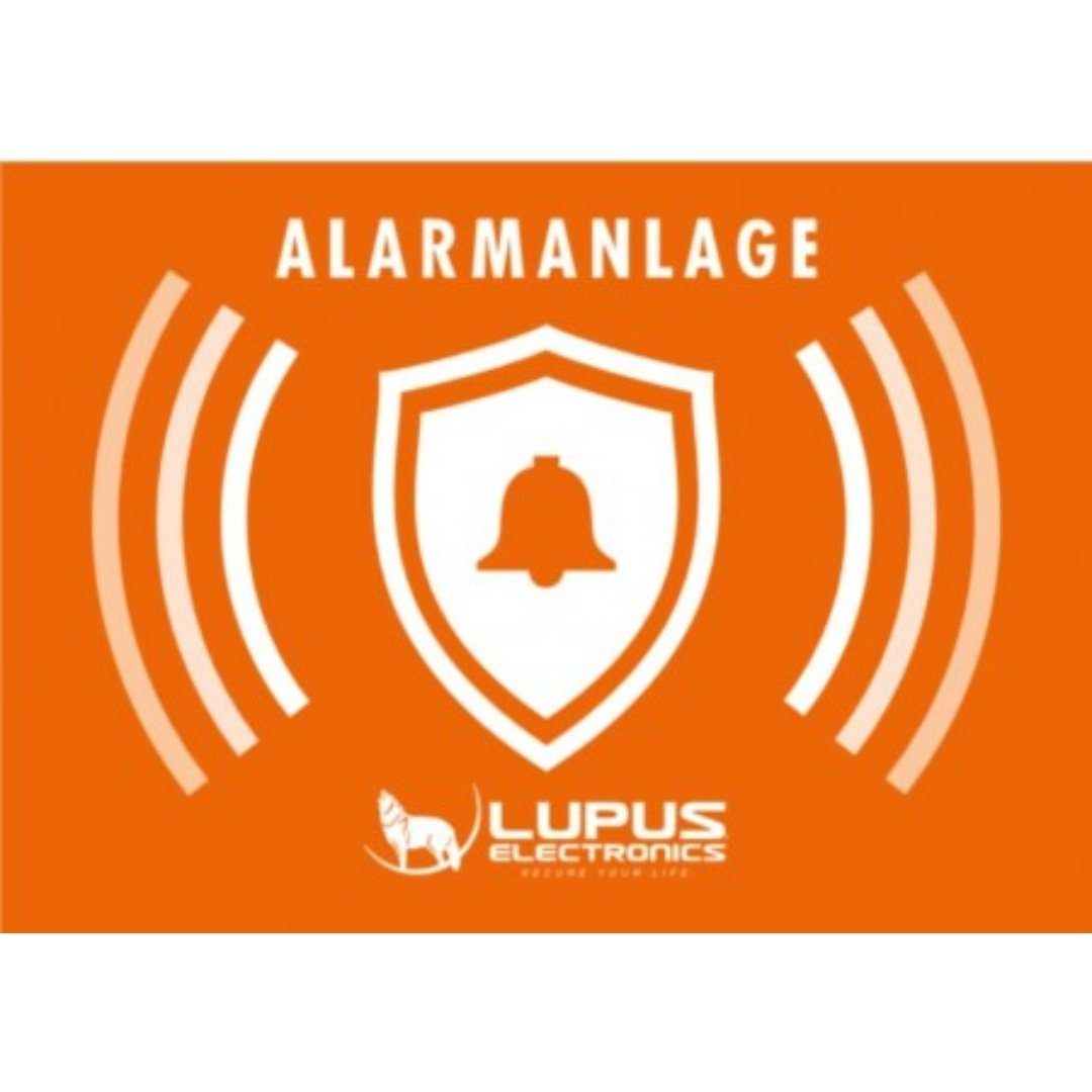 LUPUS ELECTRONICS Aufkleber: Alarmanlage Alarmanlage