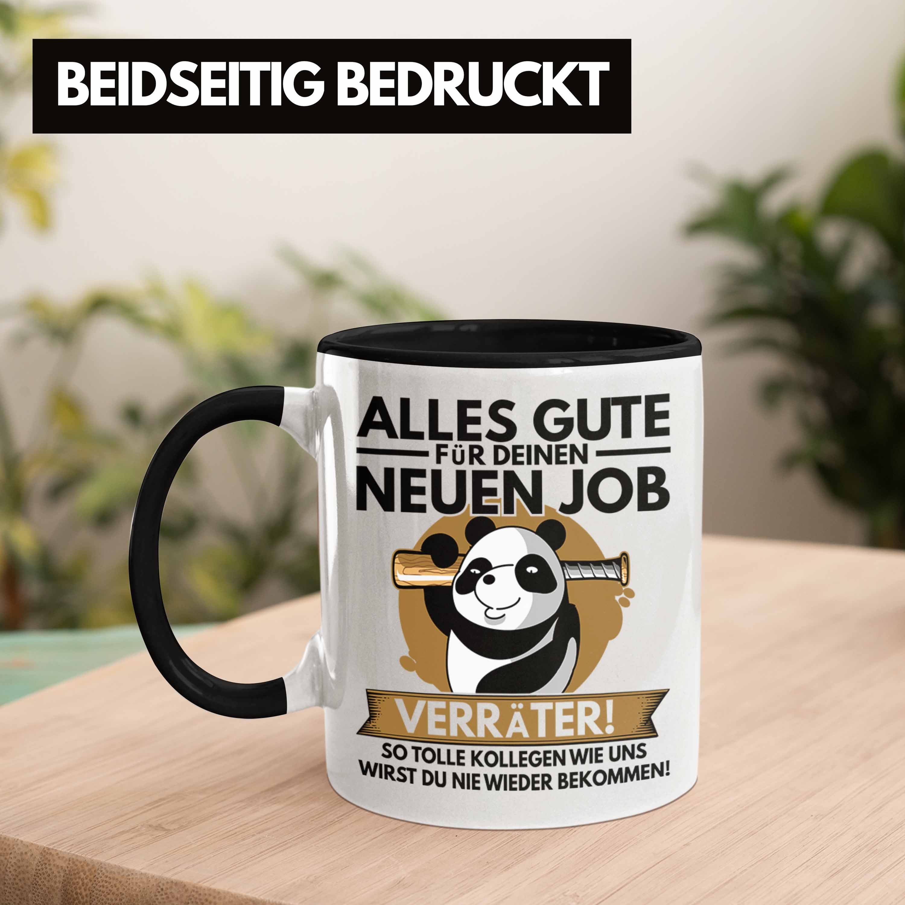 Trendation Tasse Trendation - Für Tasse Den Neuen Geschenk Gute Alles Schwarz Abschied Job Job Neuer Kollegin Kollege Jobwechsel Abschiedsgeschenk