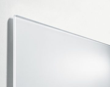 Sigel Magnettafel, Glas-Magnettafel Artverum - 91 x 46 cm - super-weiß - Sicherheitsglas