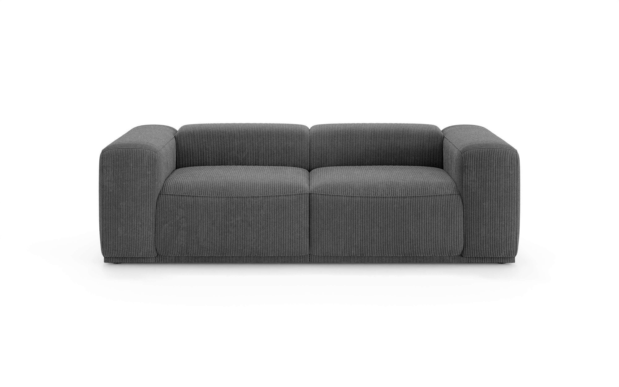 s.Oliver Big-Sofa EMMERIK Designersofa, 3-Sitzer mit Wellenfederung, B/T/H: 242/98/73 cm, hoher Sitzkomfort, gemütlich und modern, auch in Cord