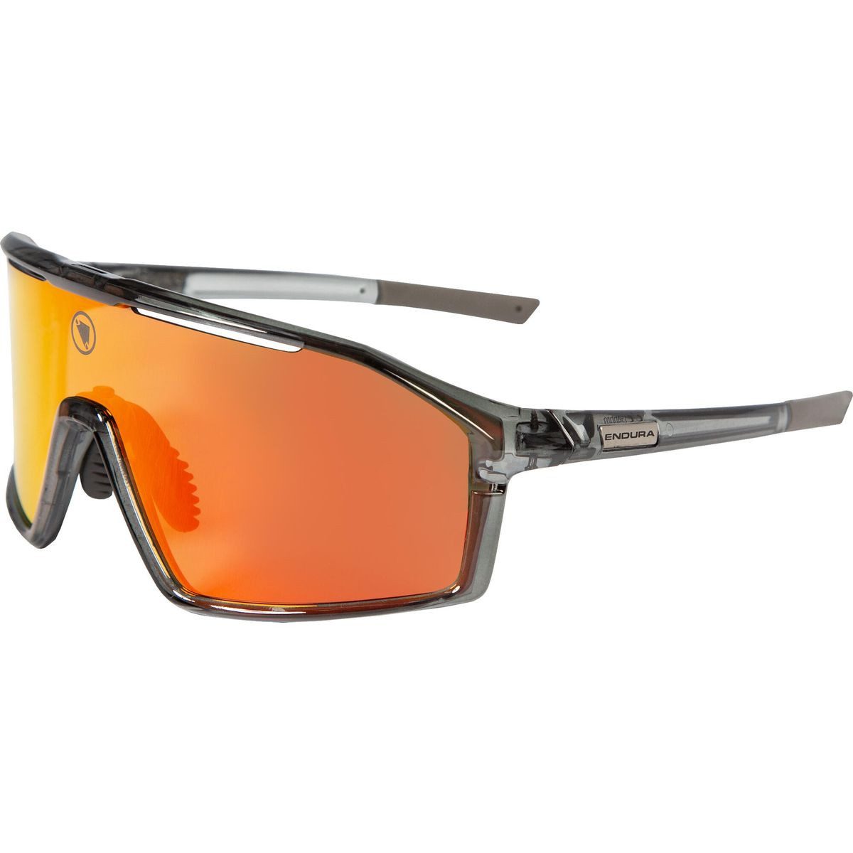 Endura Fahrradbrille Gabbro Glasses II, Leichte, belüftete Sportbrille mit REVO-Glas, verstellbarem