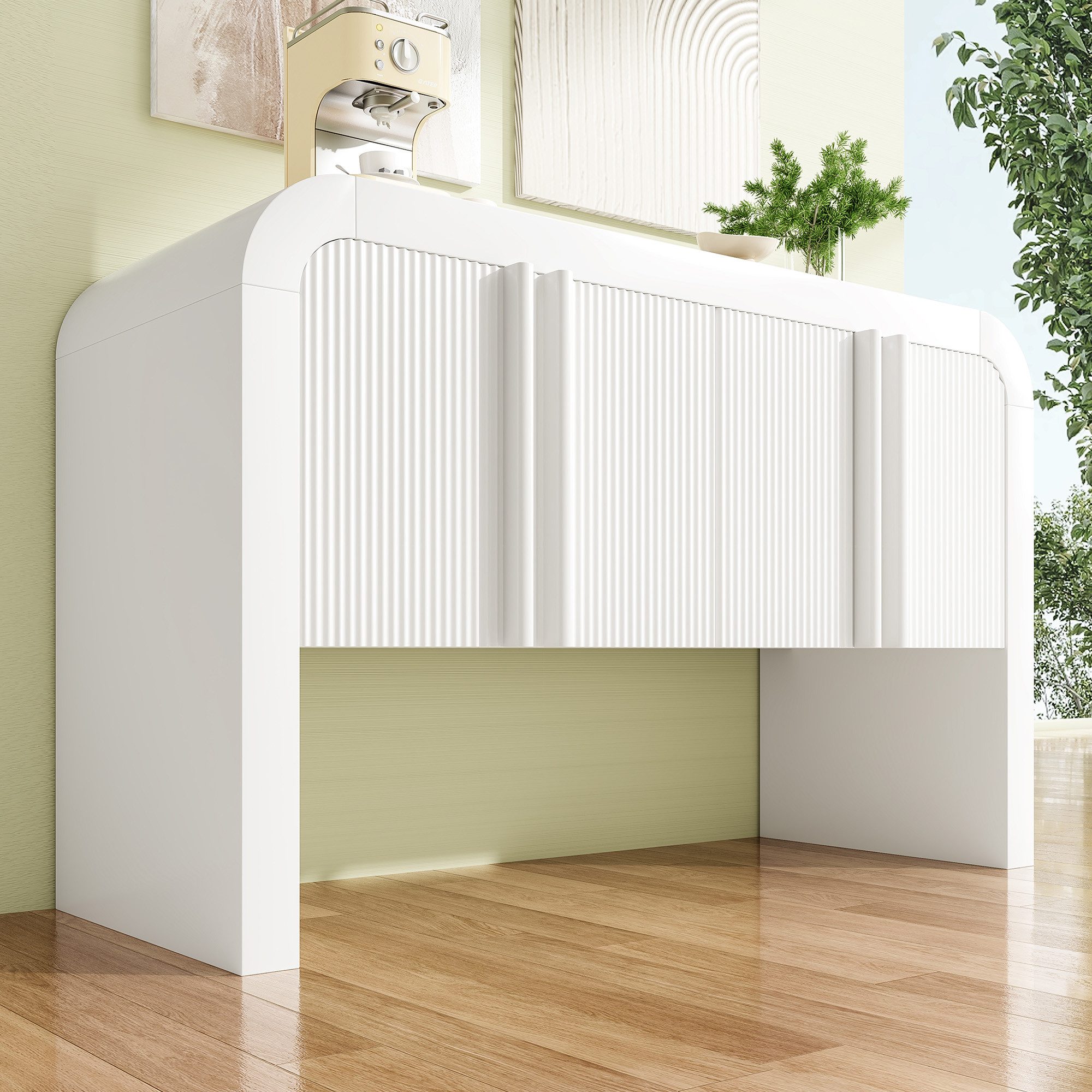 TavilaEcon Sideboard mit abgerundeter Ecke und günstig online kaufen