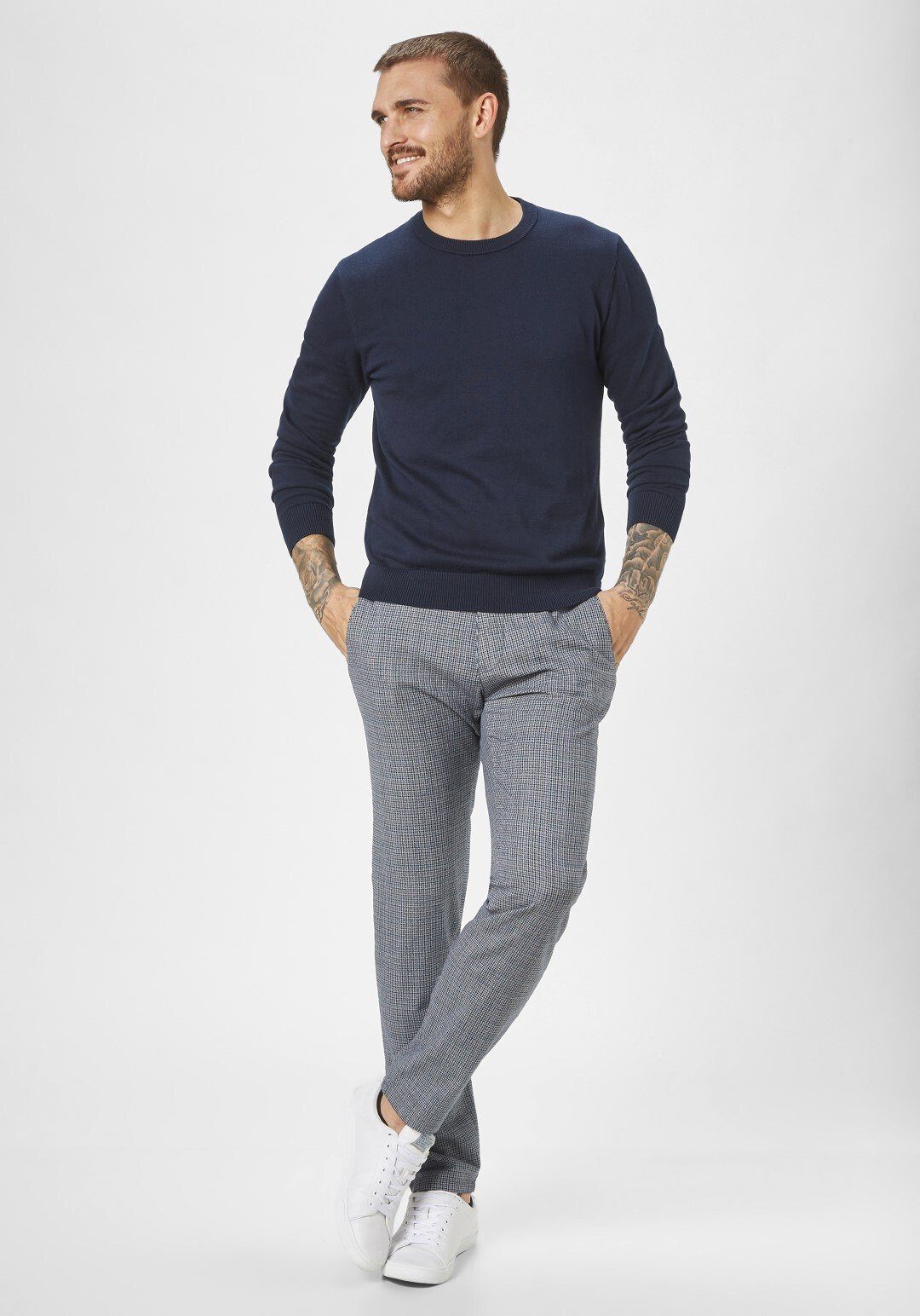 Redpoint Chinohose Jasper Wool look Herren Chino Hose Jasper zum Wohlfühlen