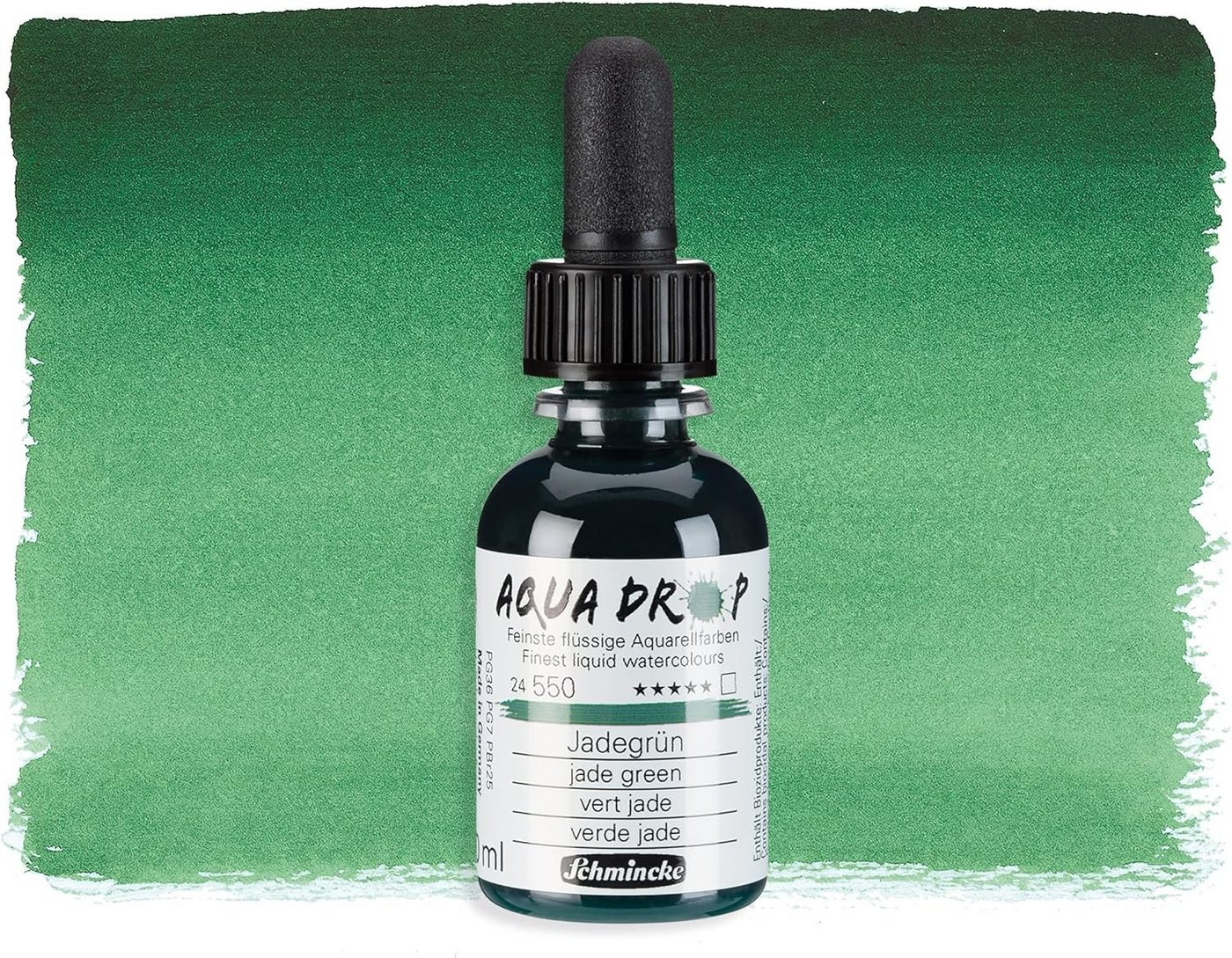 Schmincke Aquarellfarbe flüssig, Aqua Drop 30ml Pipettenflasche, verschieden Farben