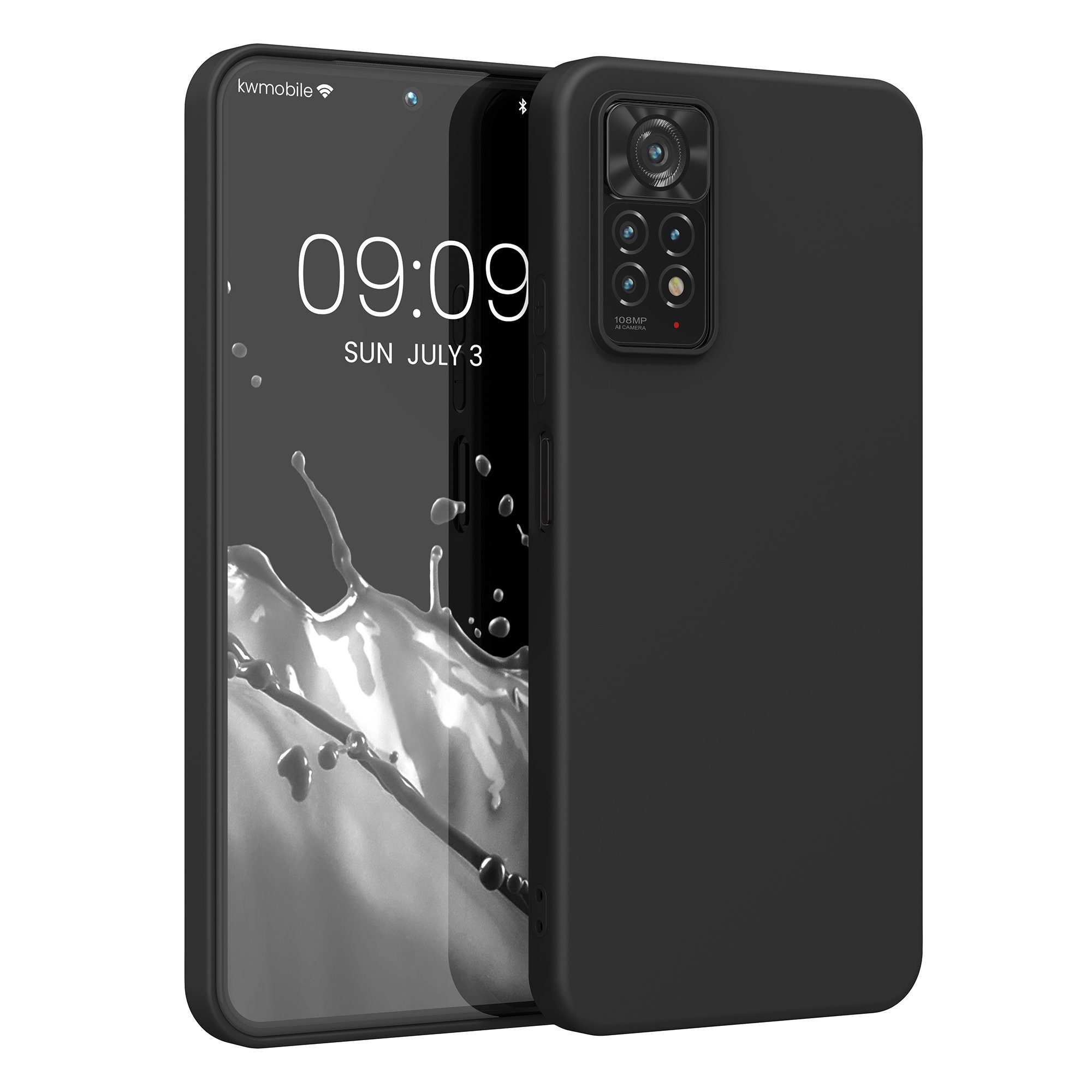 kwmobile Handyhülle Hülle für Xiaomi Redmi Note 11 Pro / (5G), Hülle Silikon - Soft Handyhülle - Handy Case Cover