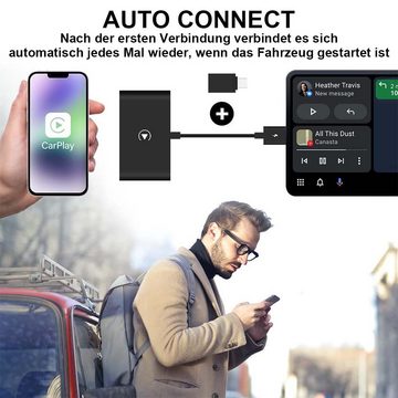 Bifurcation Drahtloser CarPlay-Adapter für Autos und iPhone Adapter