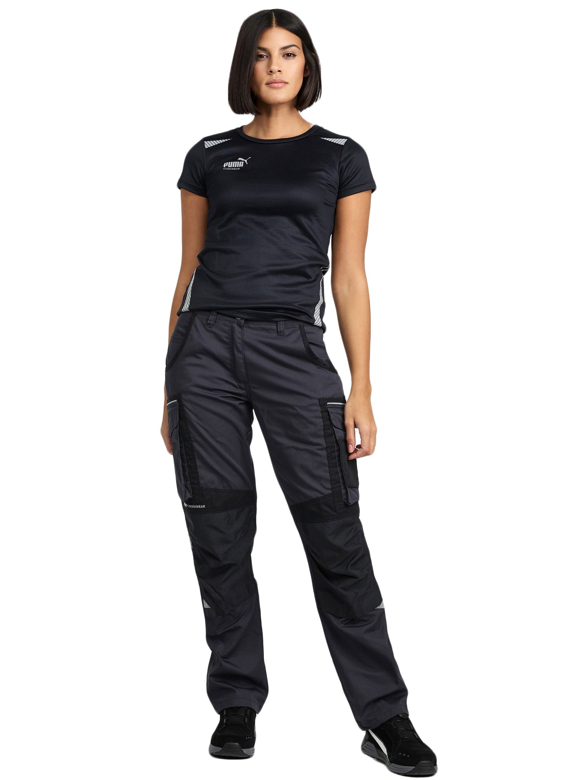 PUMA Workwear Arbeitshose für Damen - Arbeitshose mit elastischem Bund - Precision X Robustes Nylon Gewebe - Verstärkte Nähte & Kniepartien - Viele Taschen – Bild 3 von 5