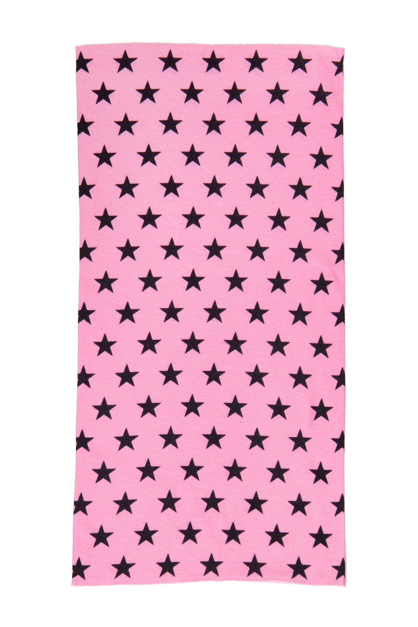 QueenKerosin Halstuch, mit Sternenmuster pink