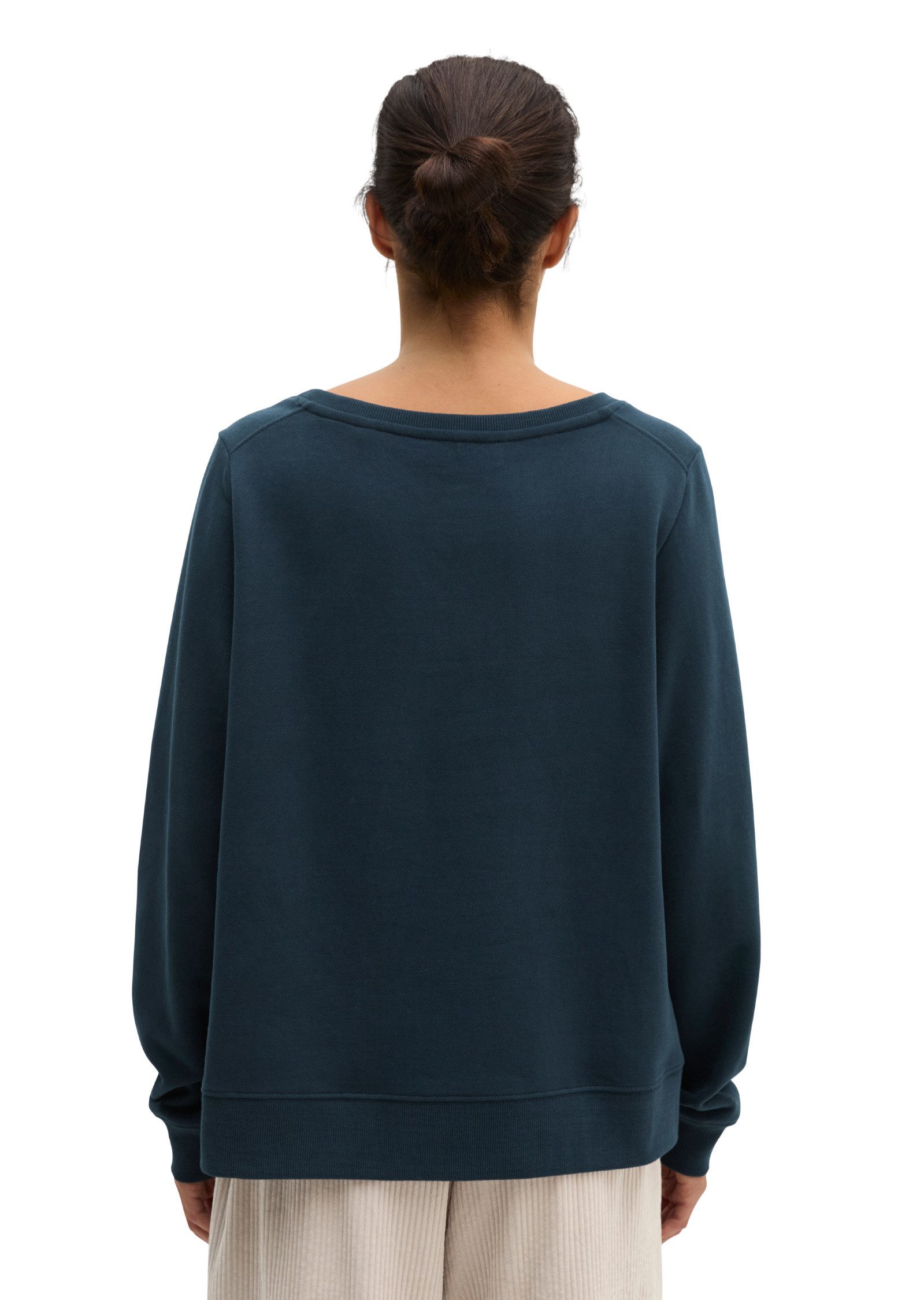 Marc O'Polo Sweatshirt mit gepeachter Oberfläche