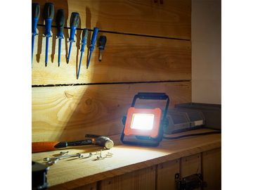 smartwares Baustrahler, LED fest integriert, Neutralweiß, LED Werkstattlampe, Arbeitslampe Handlampe Bauleuchte IP 65, 10 Watt