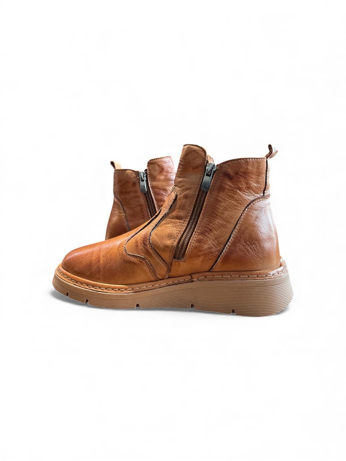 Begoria Damen Stiefeletten aus Echtleder – FlexTritt Comfort Shoes Stiefelette – Bild 3 von 3