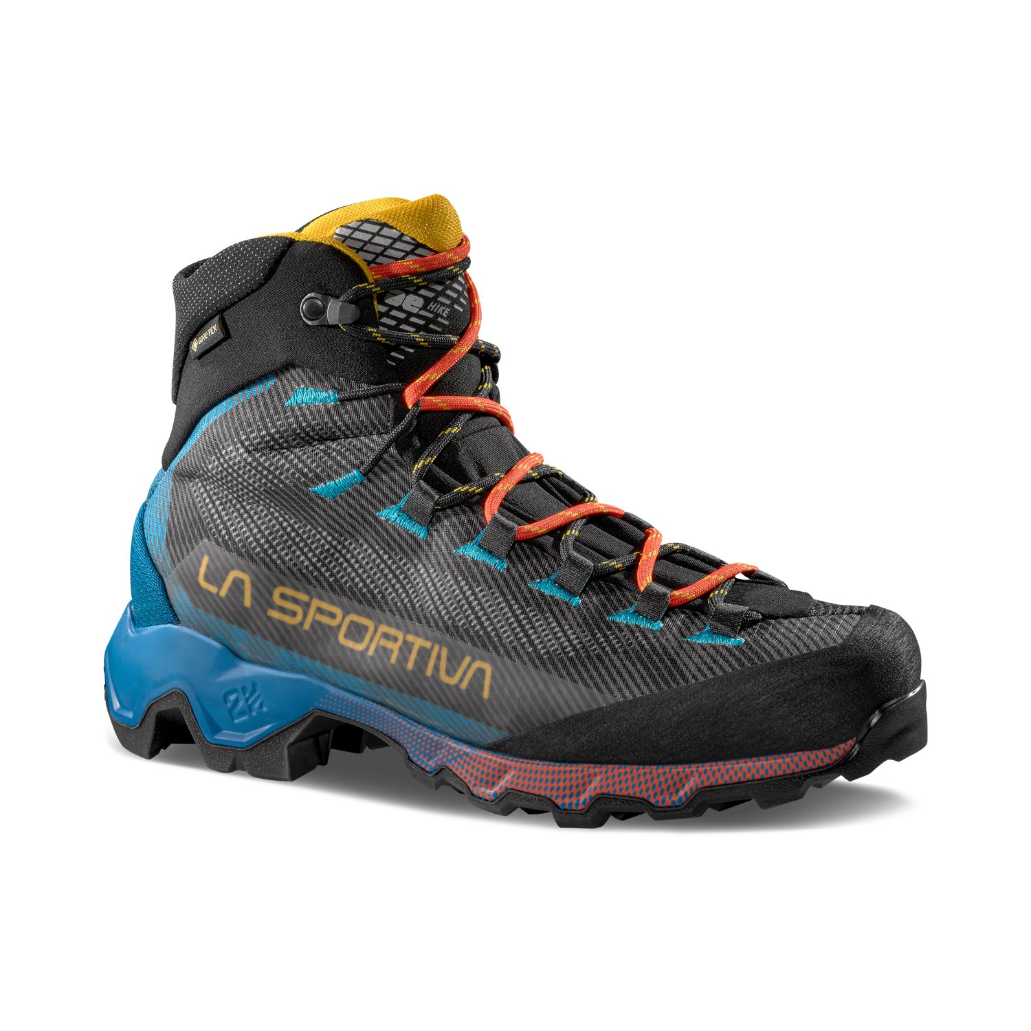 La Sportiva Aequilibrium Hike GTX - Herren Wanderschuh - Carbon/Tropic Blue Wanderschuh