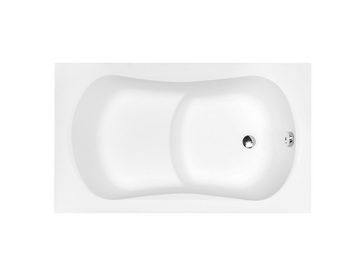 KOLMAN Badewanne Rechteck Aria 150x70, Handgriffen Acrylschürze Styroporträger, Ablauf VIEGA & Füße GRATIS