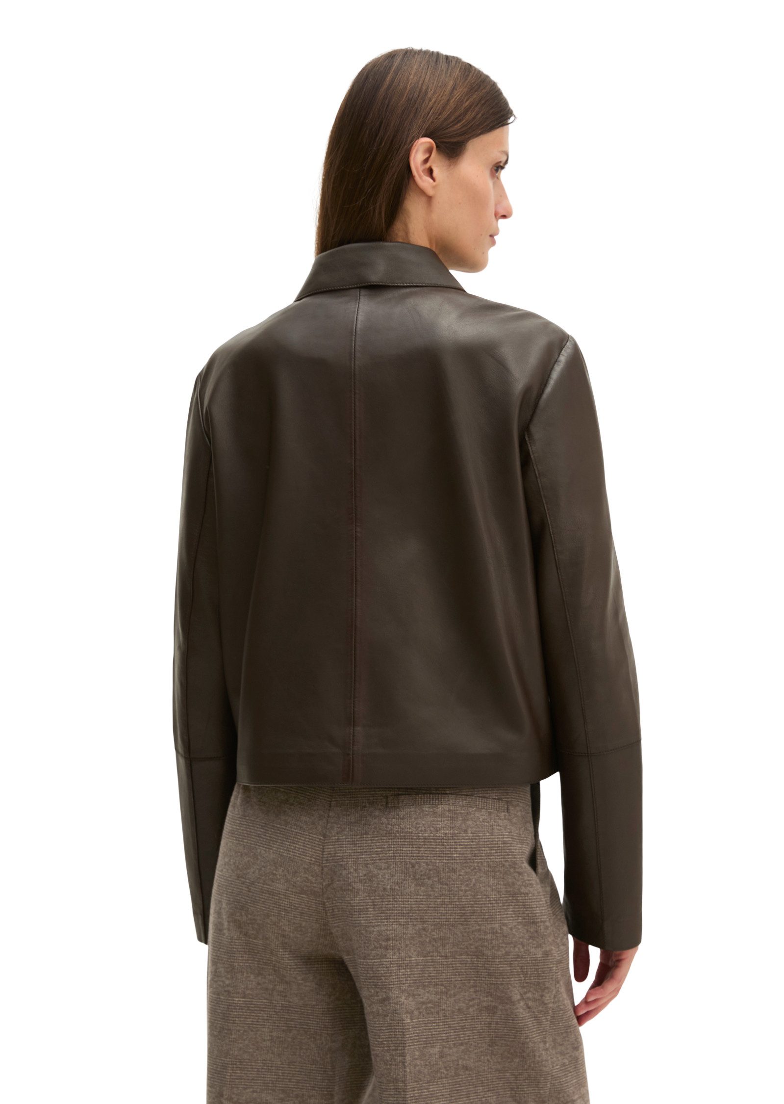 Marc O'Polo Kurzjacke aus softem Lamm-Nappaleder – Bild 3 von 5