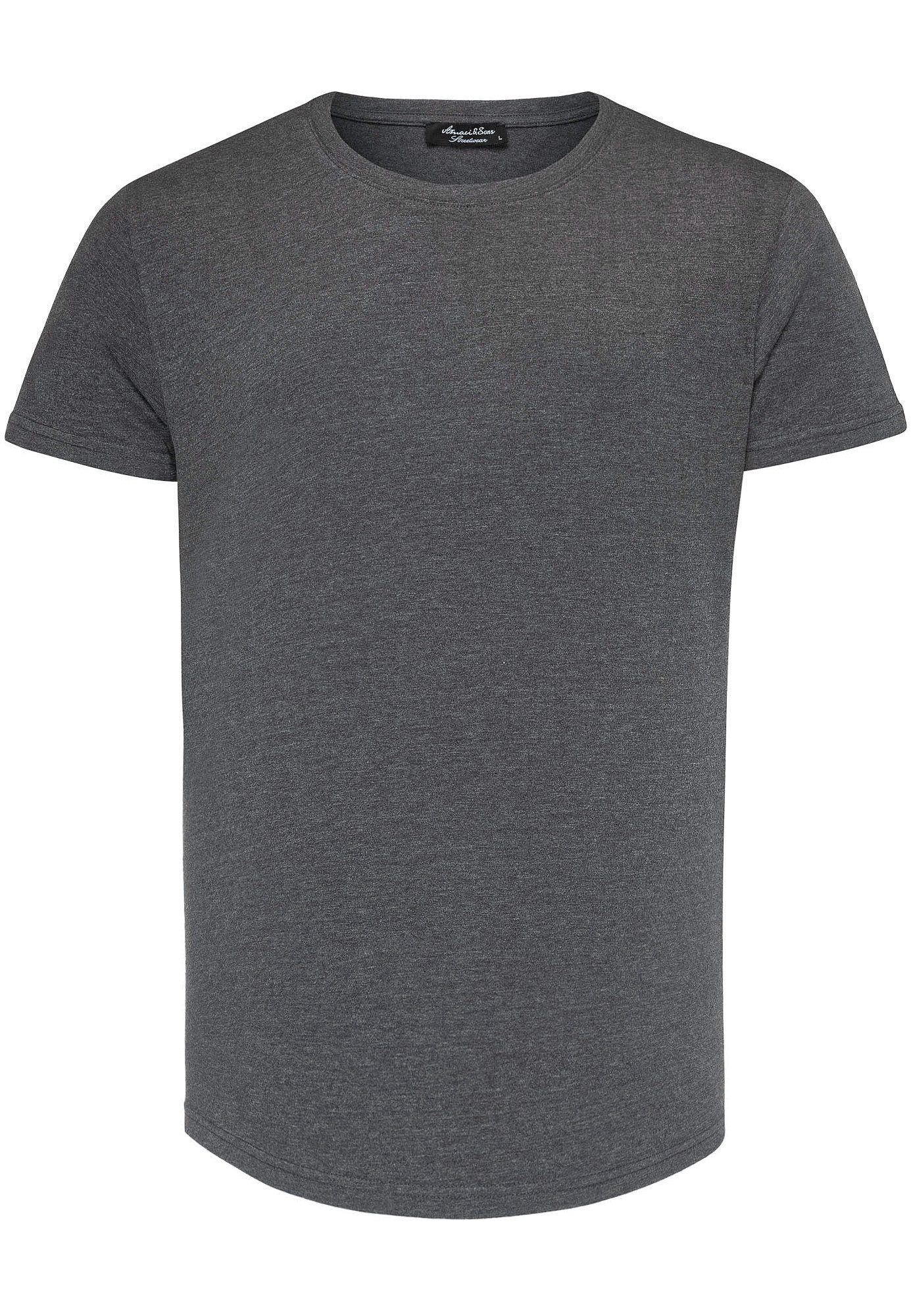 Amaci&Sons T-Shirt TACOMA Basic T-Shirt mit Rundhalsausschnitt Herren Einfa günstig online kaufen