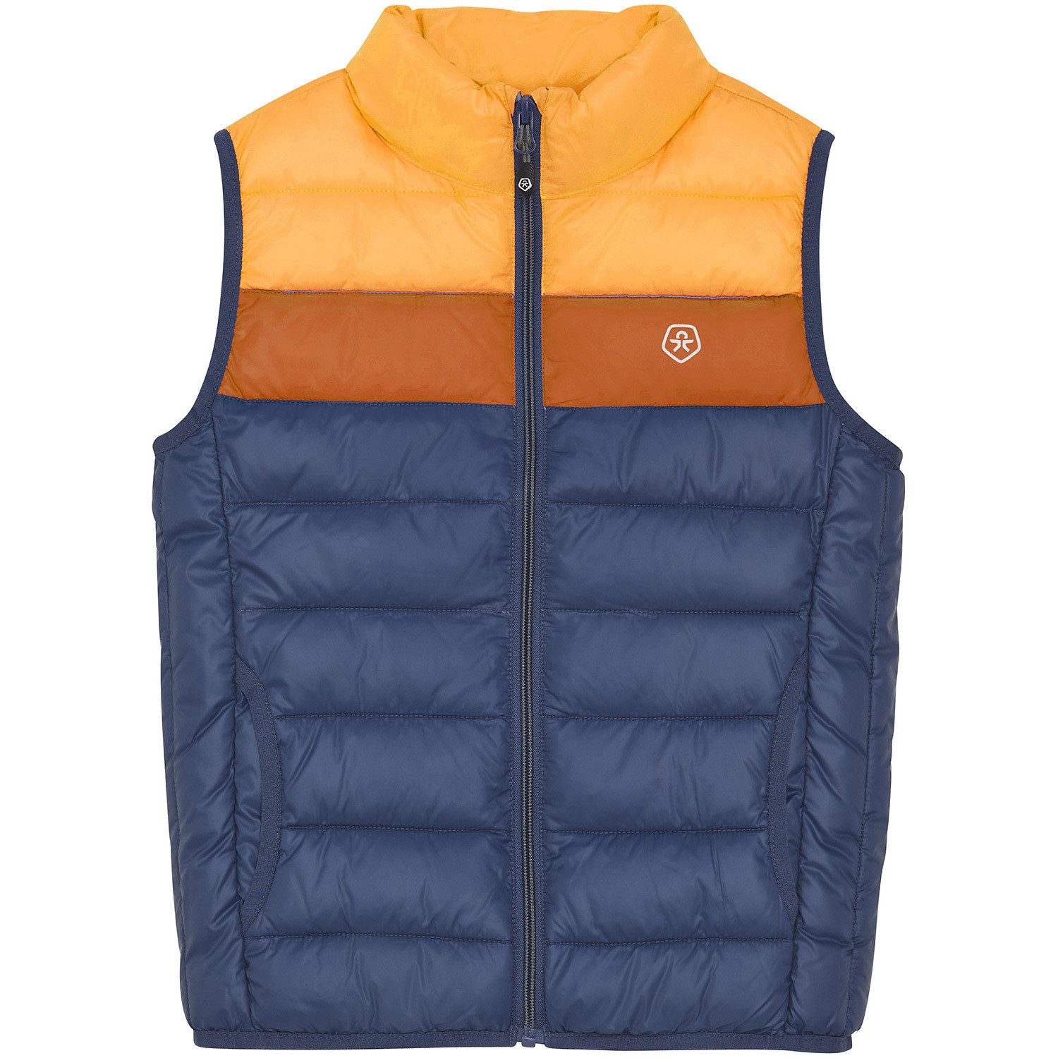 COLOR KIDS Trekkingjacke Weste WAISTCOAT QUILTED COLORBLOCK