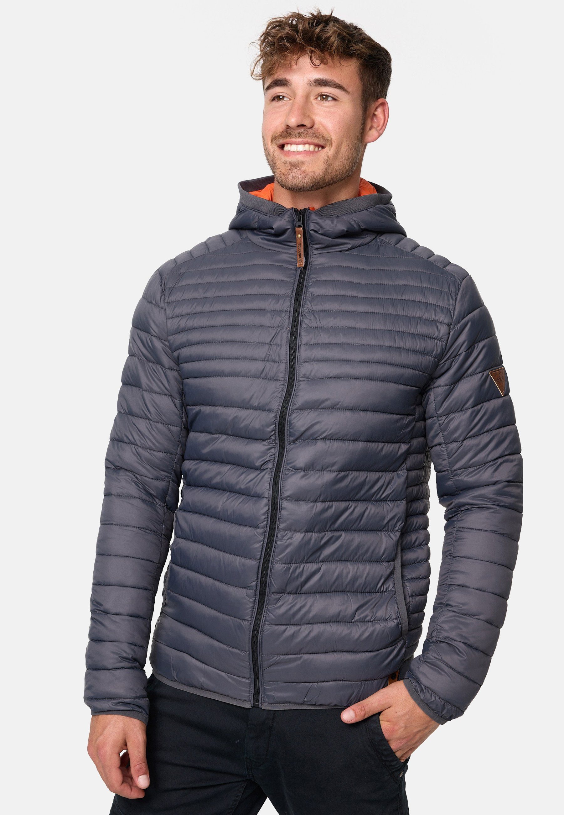 Indicode Steppjacke Herren Bowers Herrenjacke Daunen-Optik