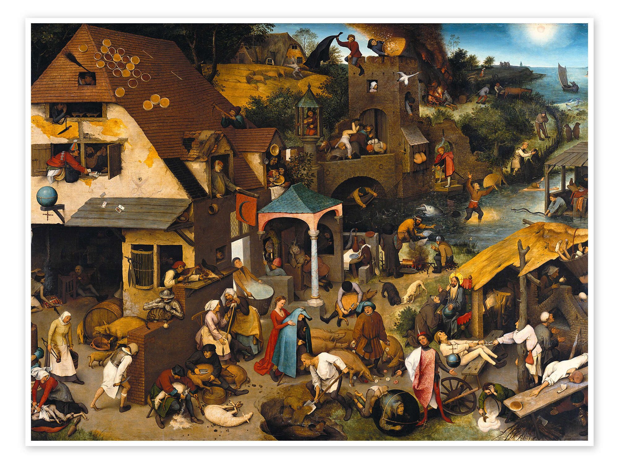 Poster Pieter Brueghel d.Ä.