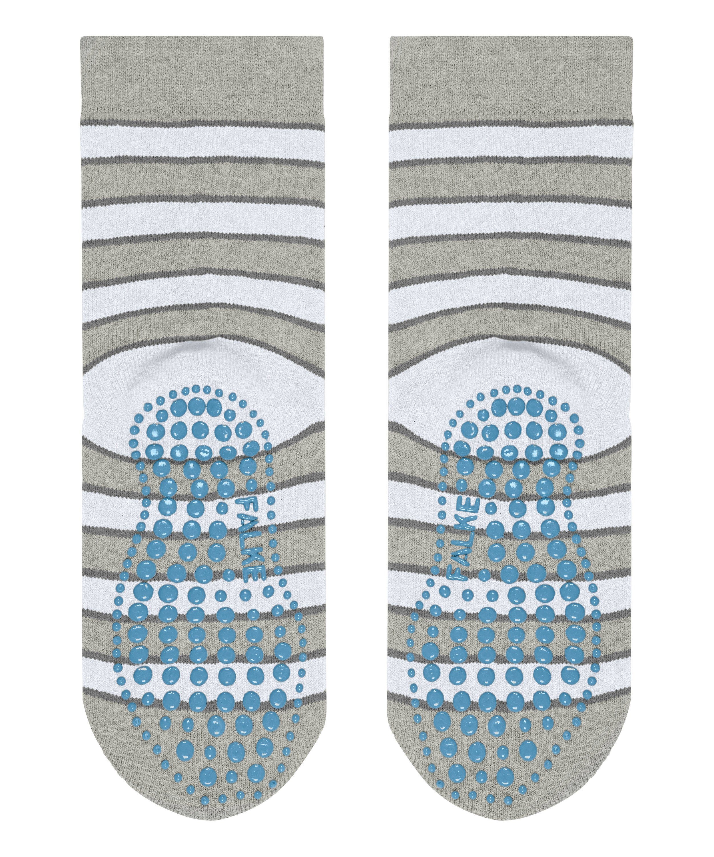 grey Simple Socken FALKE (3820) Stripes storm (1-Paar)