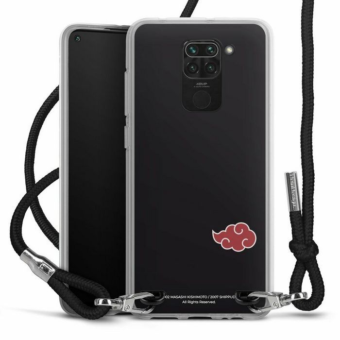 DeinDesign Handyhülle Akatsuki Naruto Shippuden Offizielles Lizenzprodukt Akatsuki Black Xiaomi Redmi Note 9 Handykette Hülle mit Band Case zum Umhängen