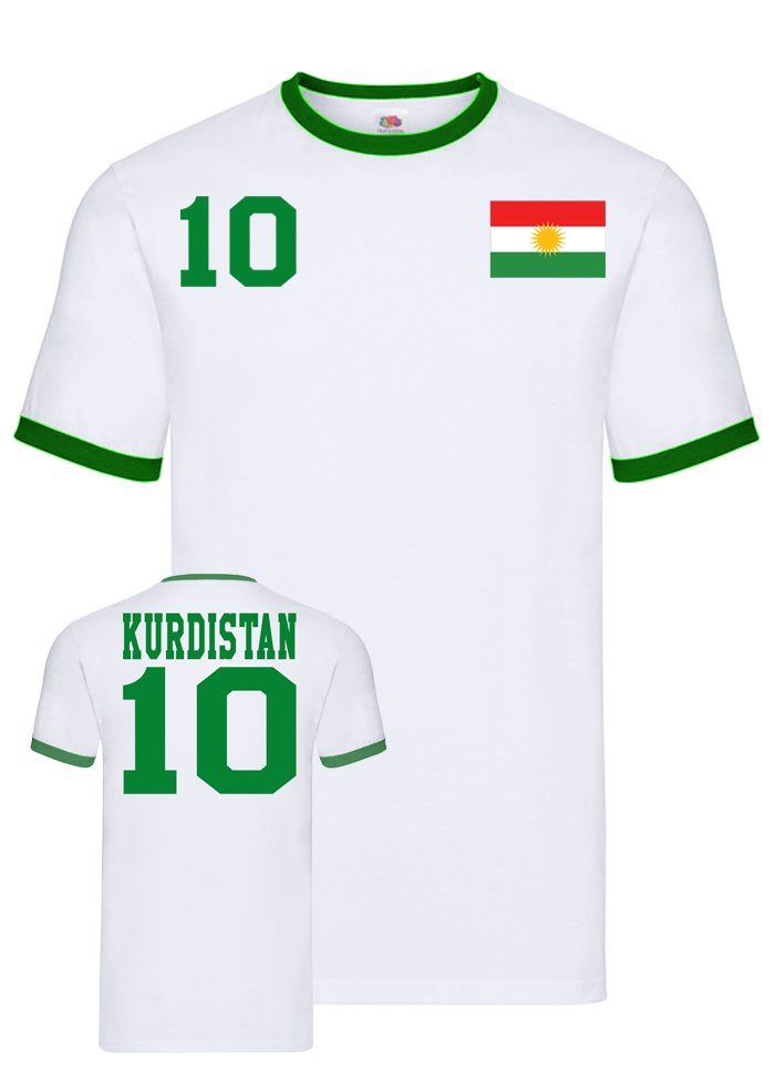 T-Shirt Herren Kurdistan Sport Trikot Fußball Handball Meister WM