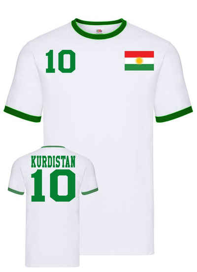 Blondie & Brownie T-Shirt »Herren Kurdistan Sport Trikot Fußball Handball Meister WM«